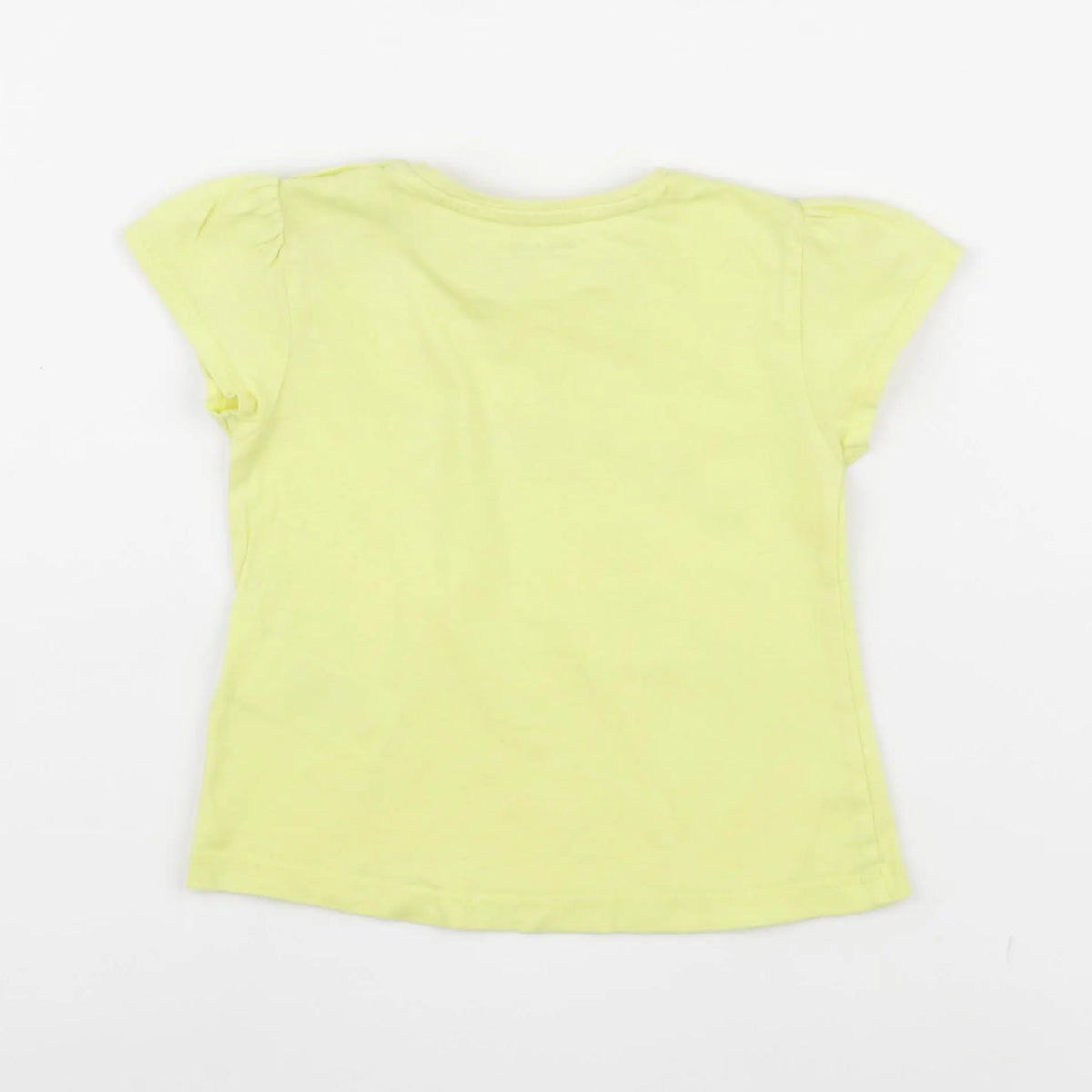 Vertbaudet - tee-shirt jaune - 18 mois
