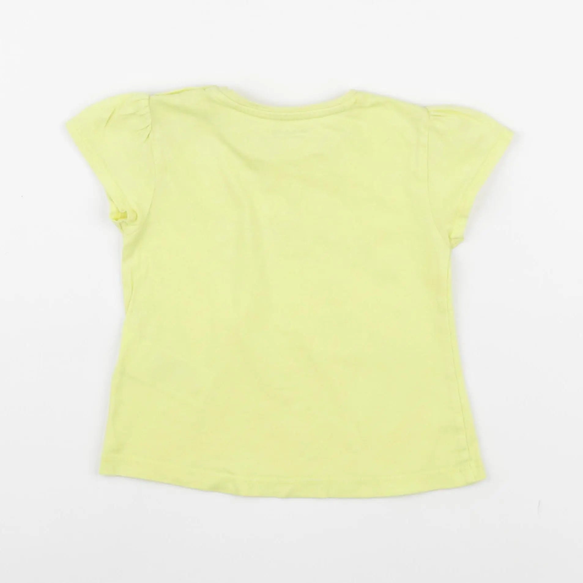 Vertbaudet - tee-shirt jaune - 18 mois