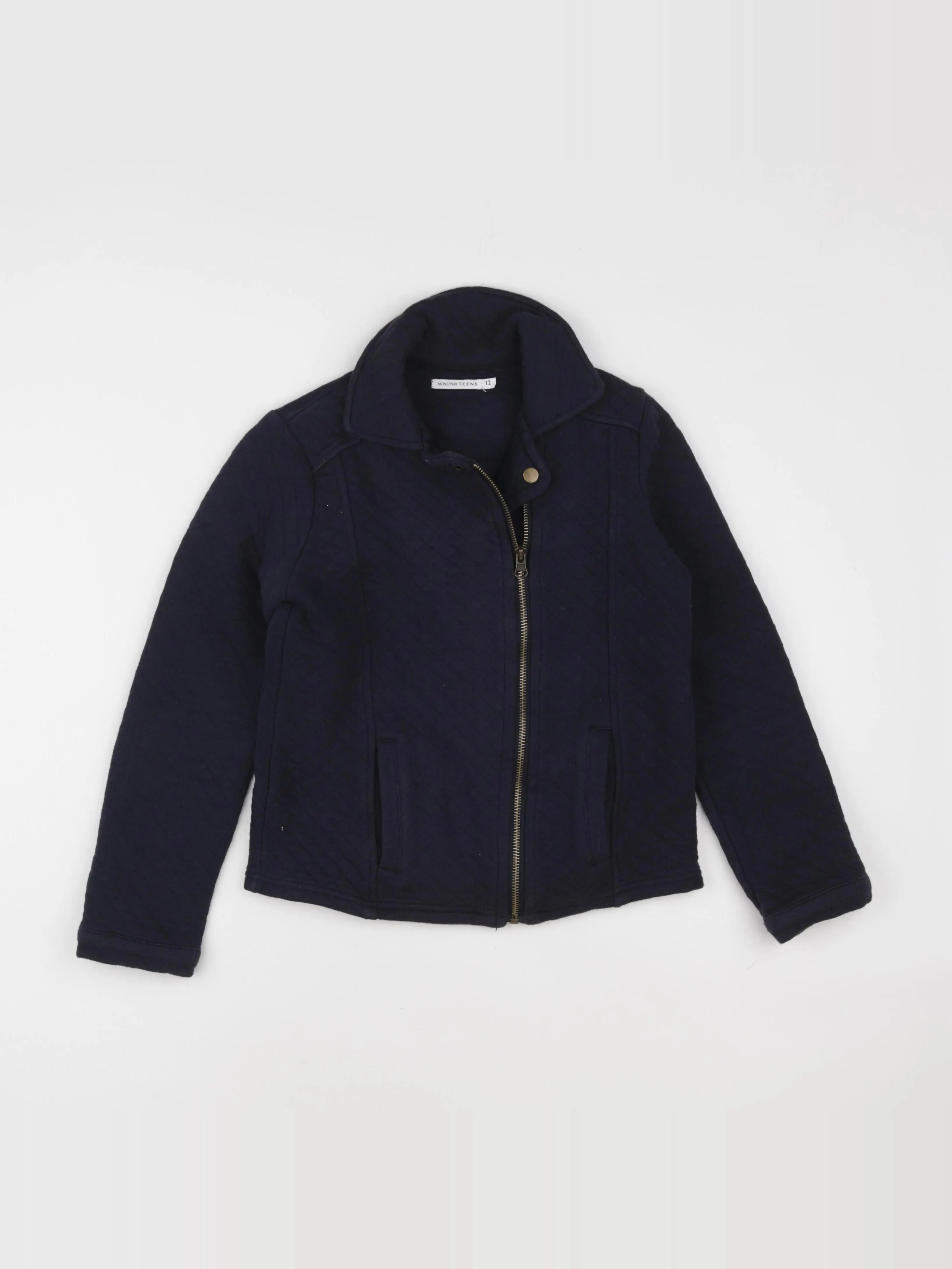 Monoprix - veste bleu - 12 ans