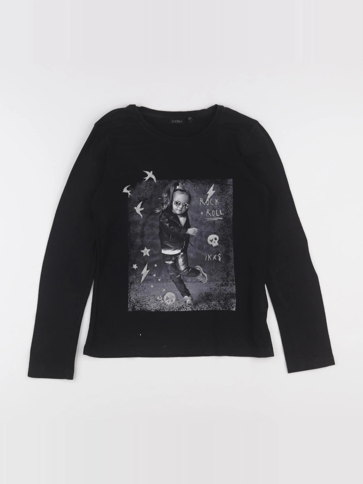 IKKS - tee-shirt noir - 10 ans