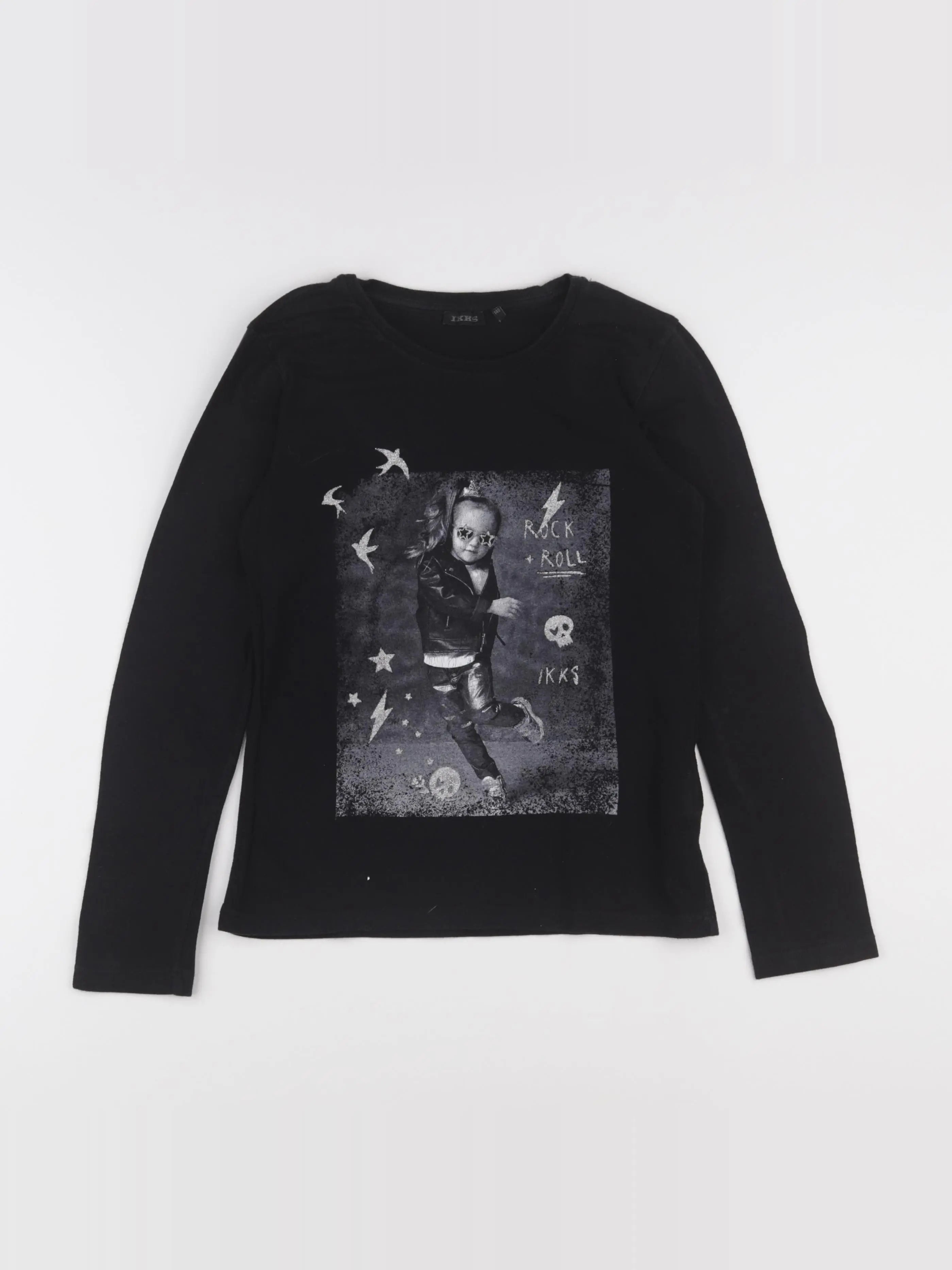 IKKS - tee-shirt noir - 10 ans