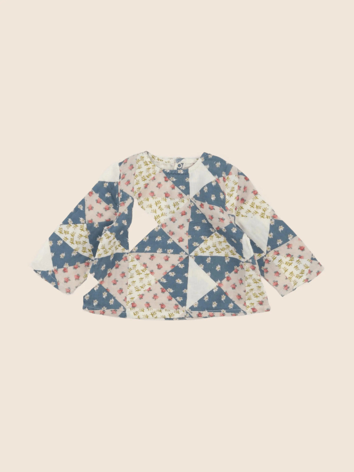 Petit Bateau - blouse multicolore - 6 mois