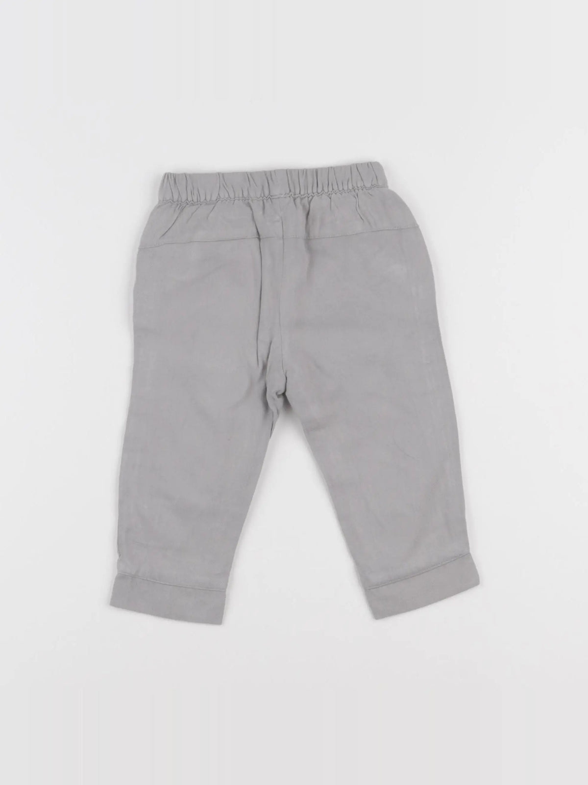 Vertbaudet - pantalon gris - 9 mois