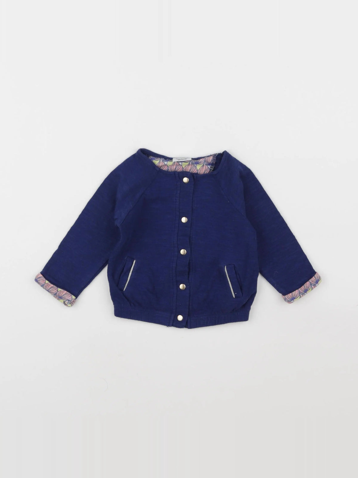 Tape à l'oeil - gilet bleu - 6 mois