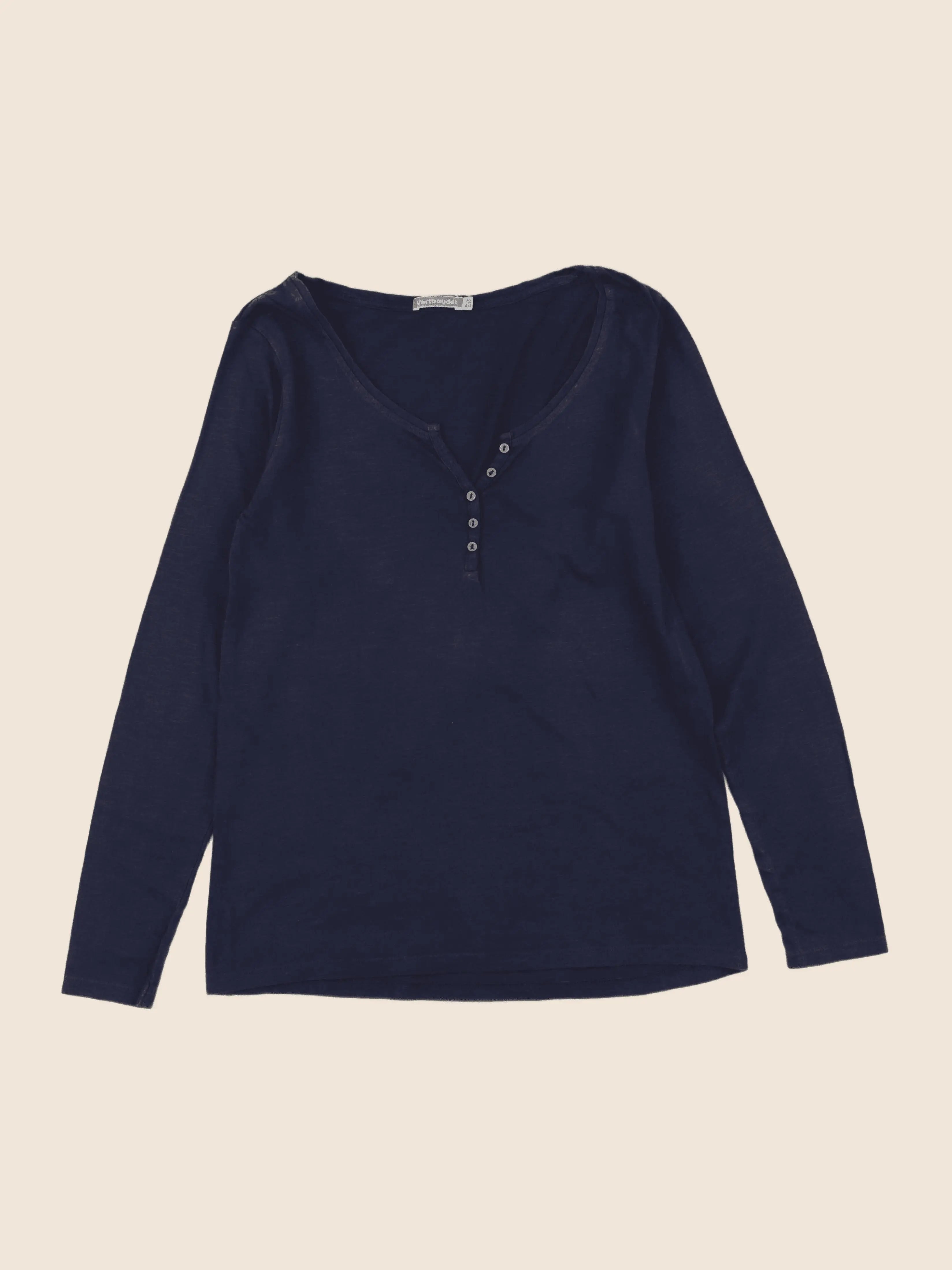 Vertbaudet - tee-shirt grossesse bleu - 38 à 40