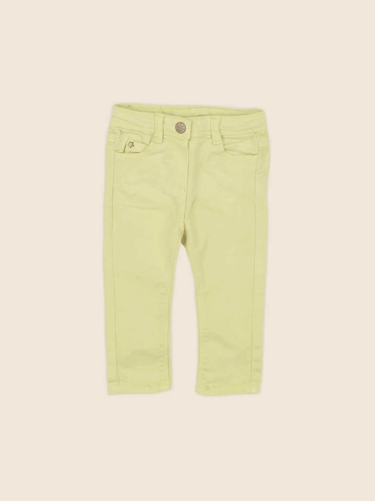 Tape à l'oeil - pantalon jaune - 6 mois