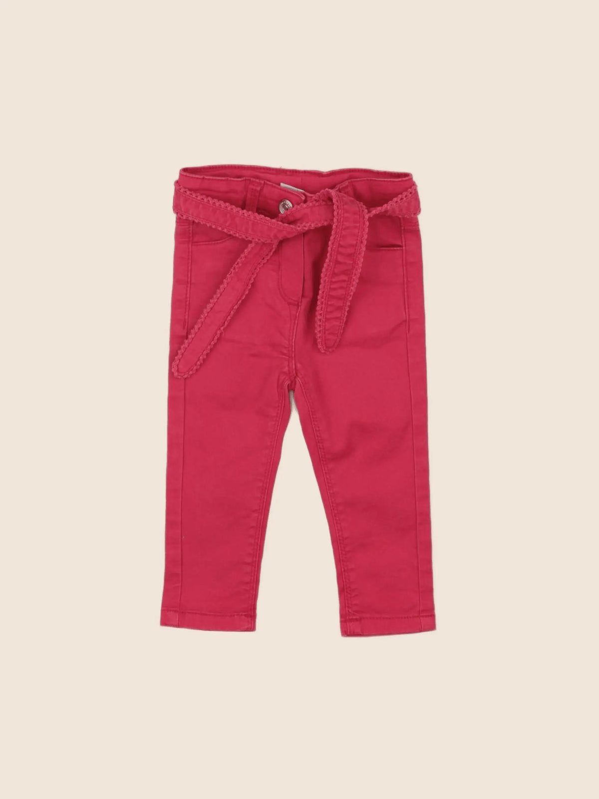 Tape à l'oeil - pantalon rouge - 6 mois
