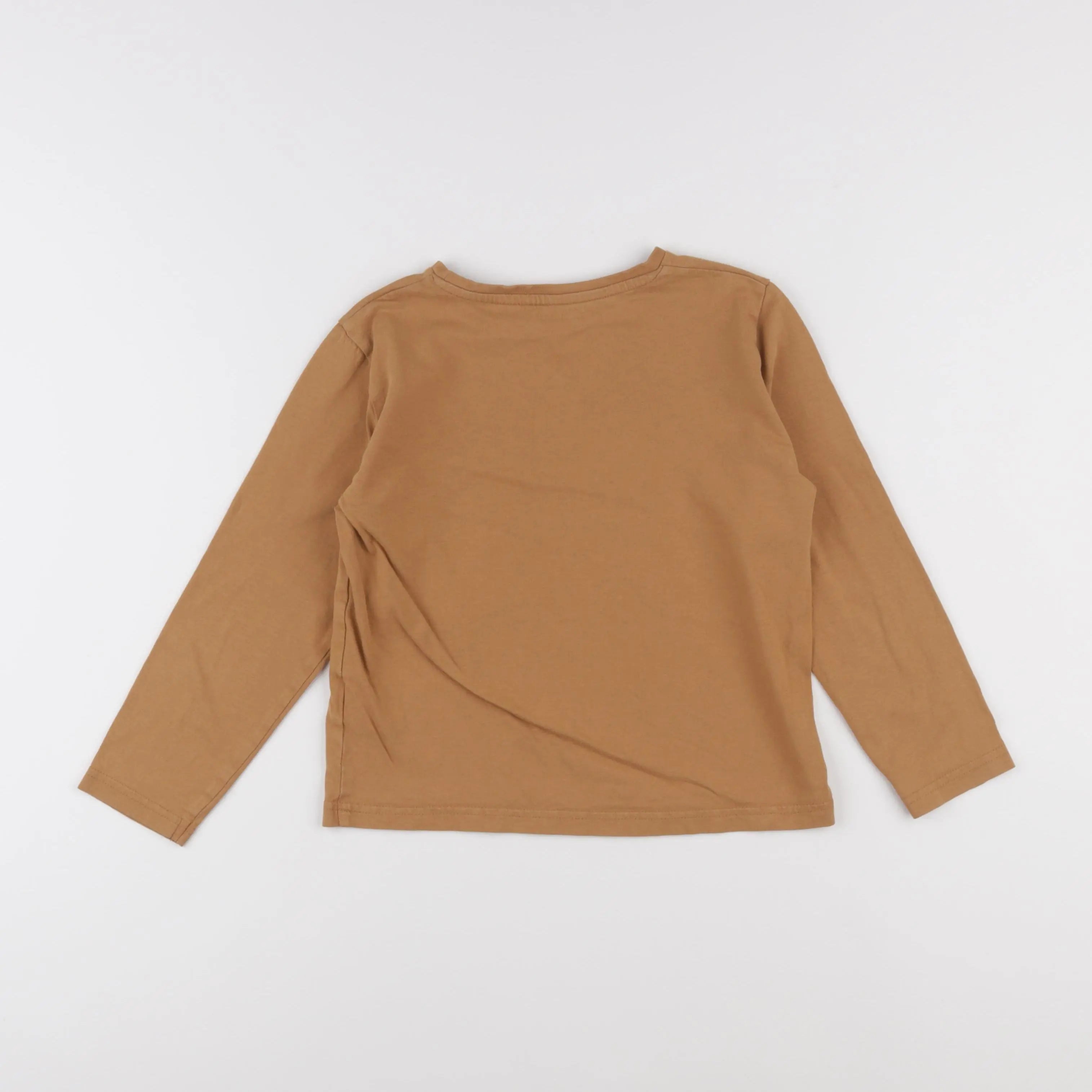 Vertbaudet - tee-shirt marron - 8 ans