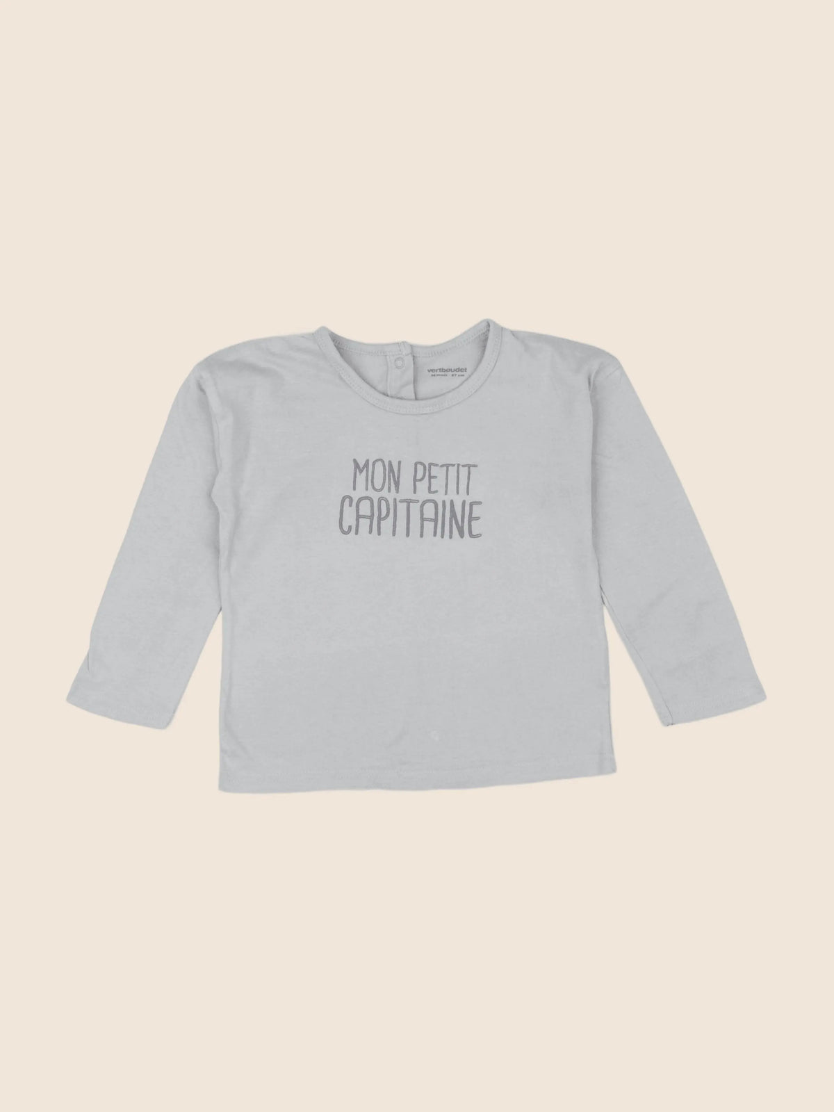 Vertbaudet - tee-shirt bleu - 36 mois