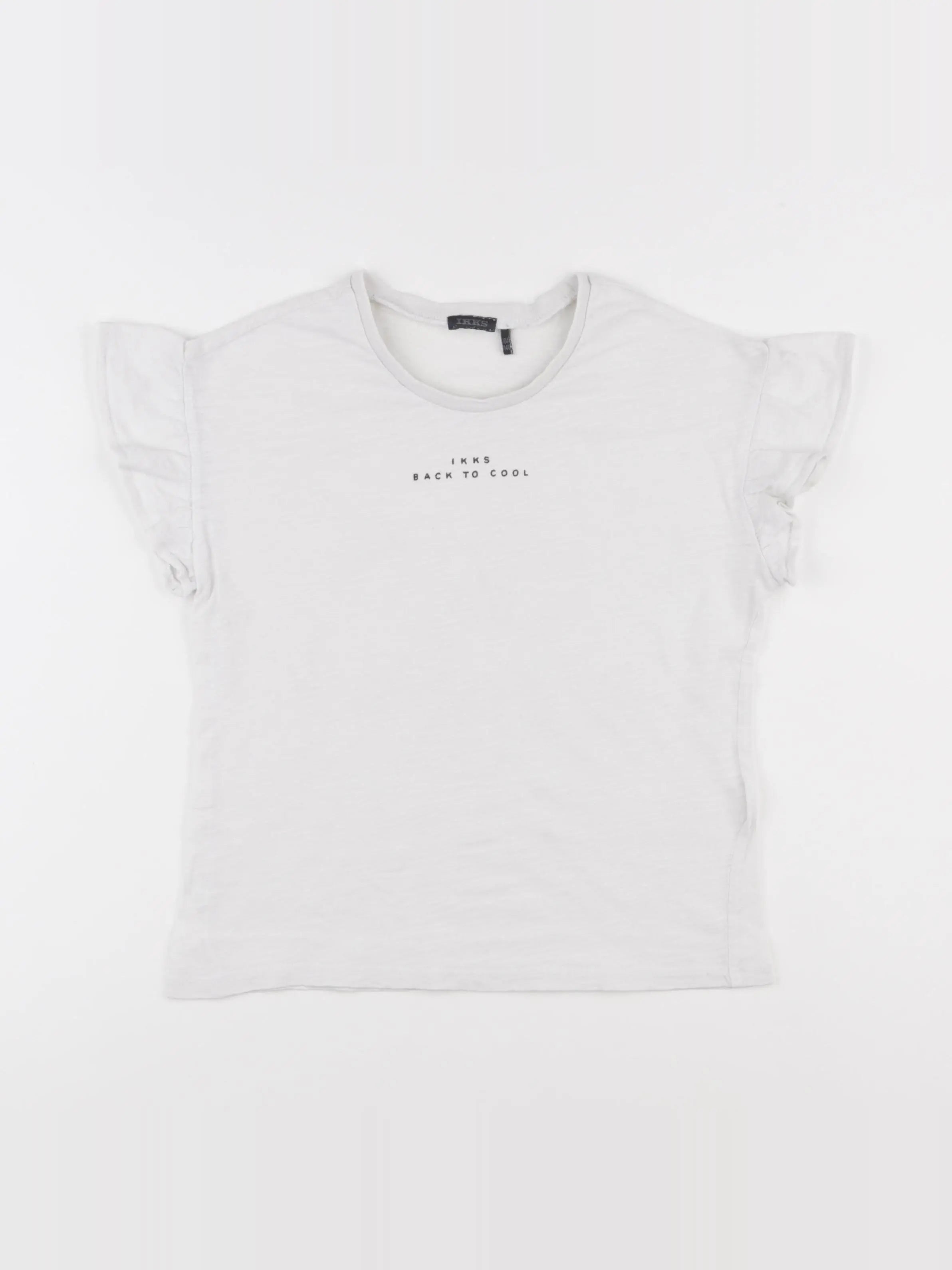 IKKS - tee-shirt blanc - 10 ans