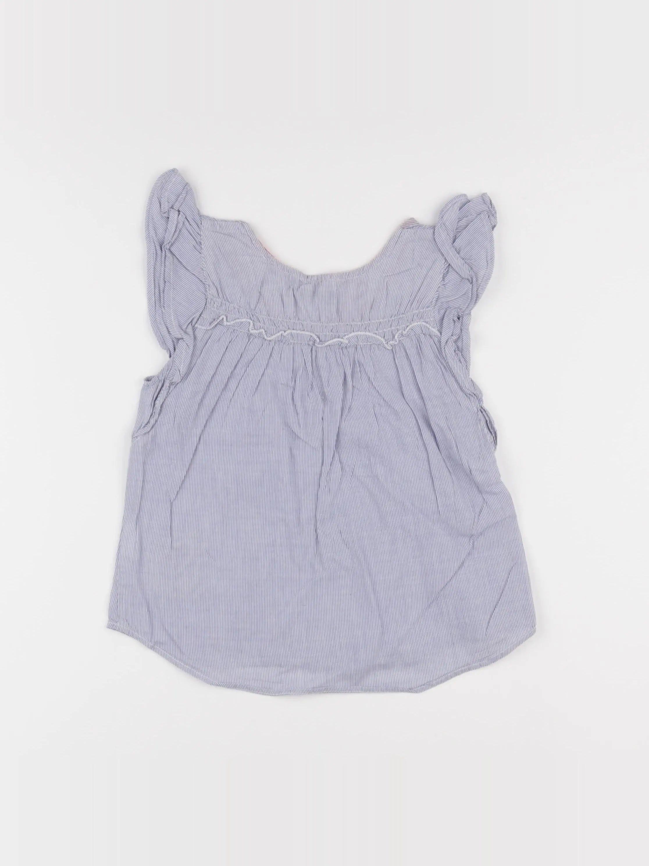 IKKS - blouse bleu, blanc - 6 ans