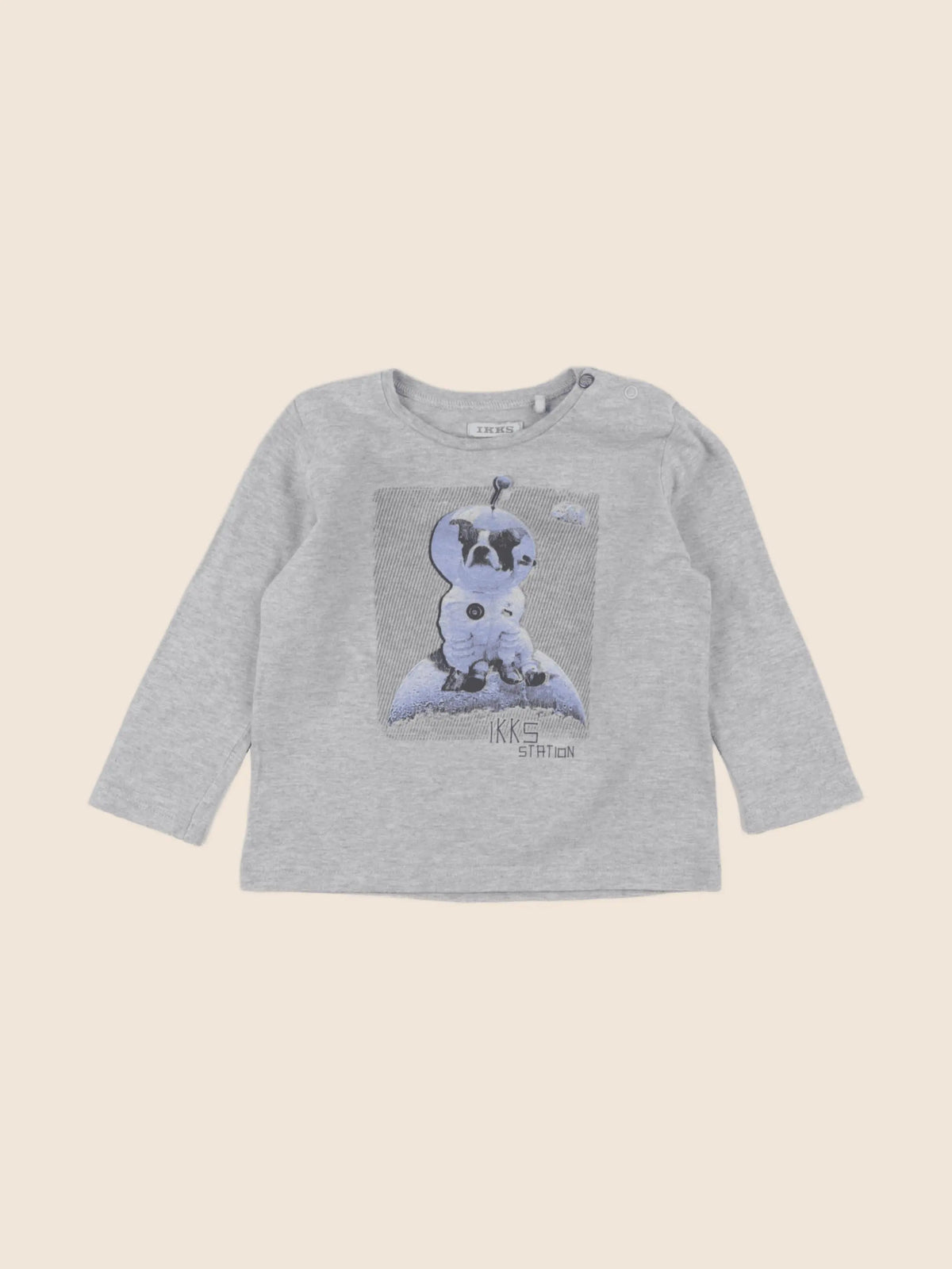 IKKS - tee-shirt gris - 18 mois