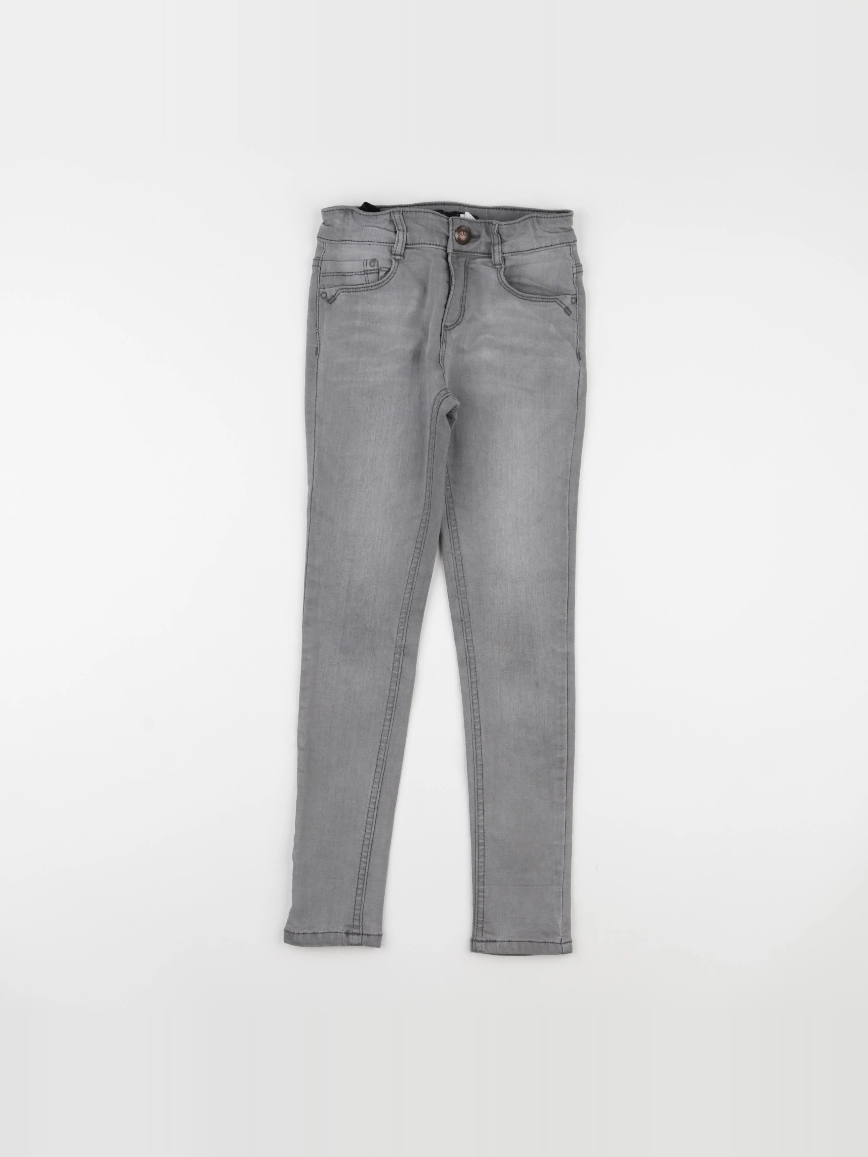 IKKS - jean gris - 8 ans