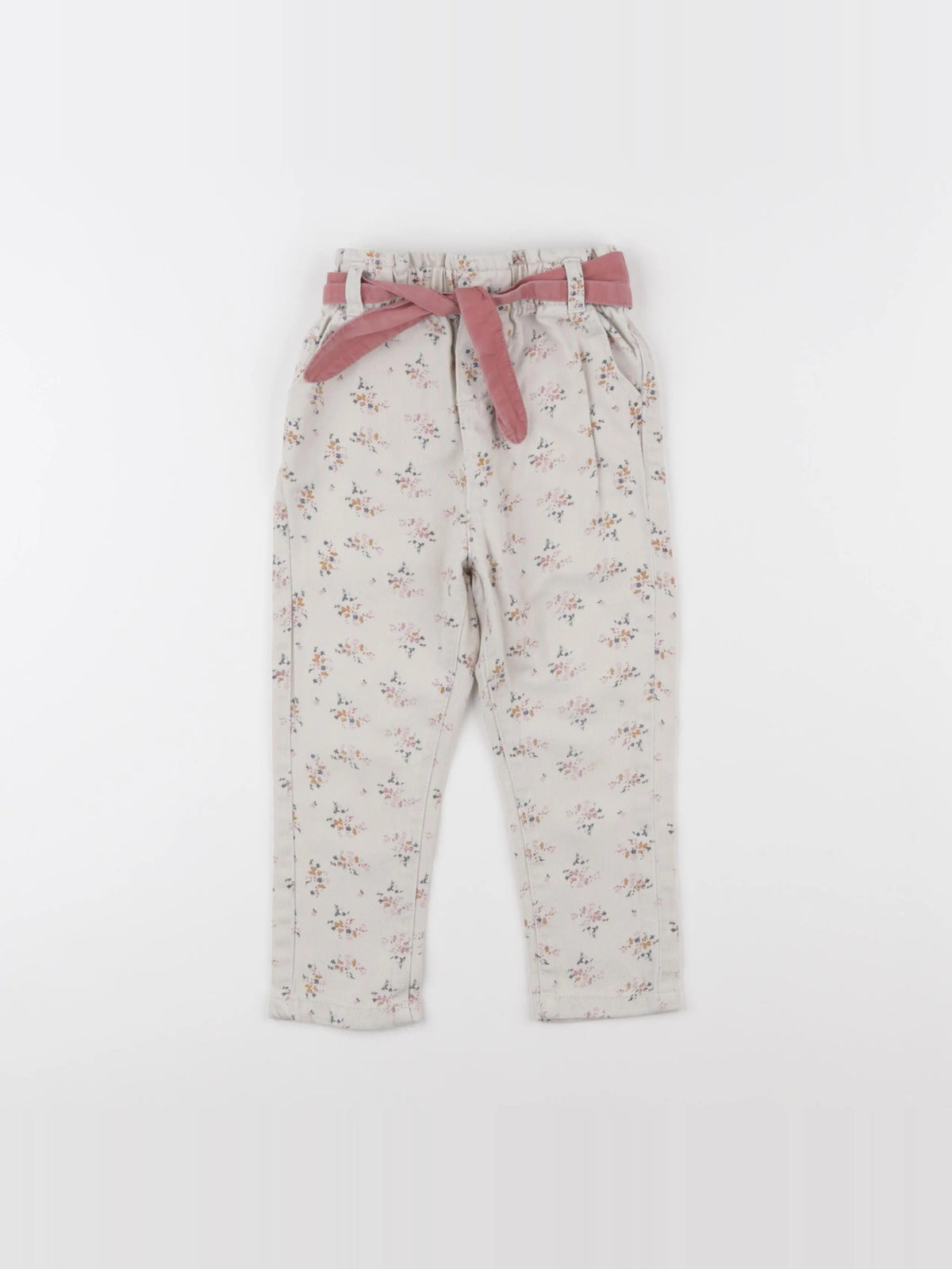 Vertbaudet - jean beige - 24 mois