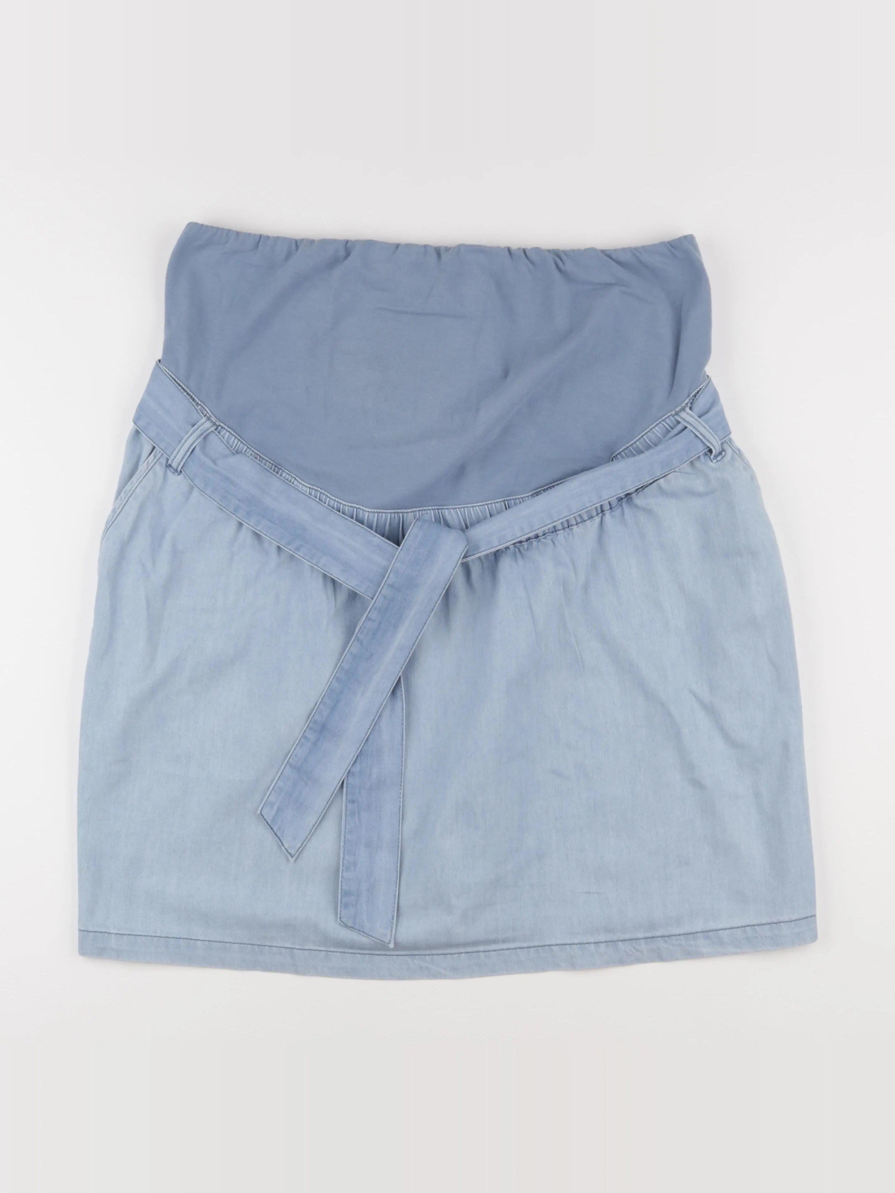 Vertbaudet - jupe grossesse bleu - 46