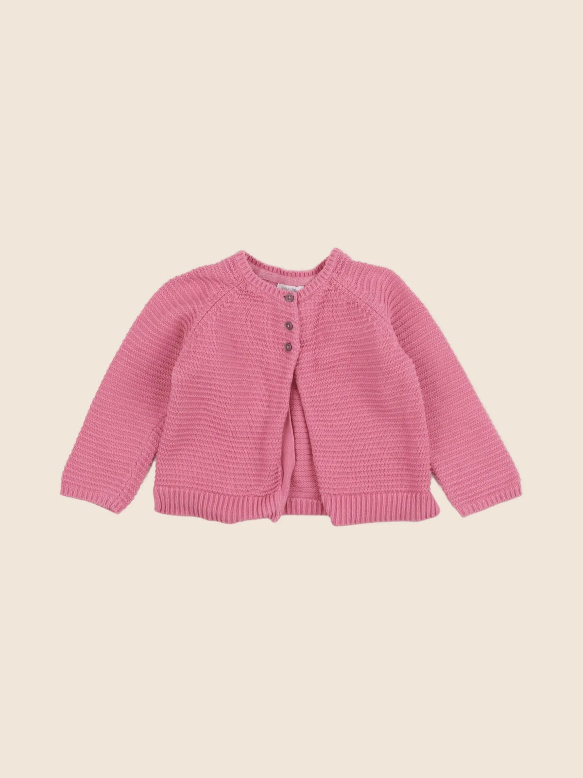 Boutchou - gilet rose - 12 mois