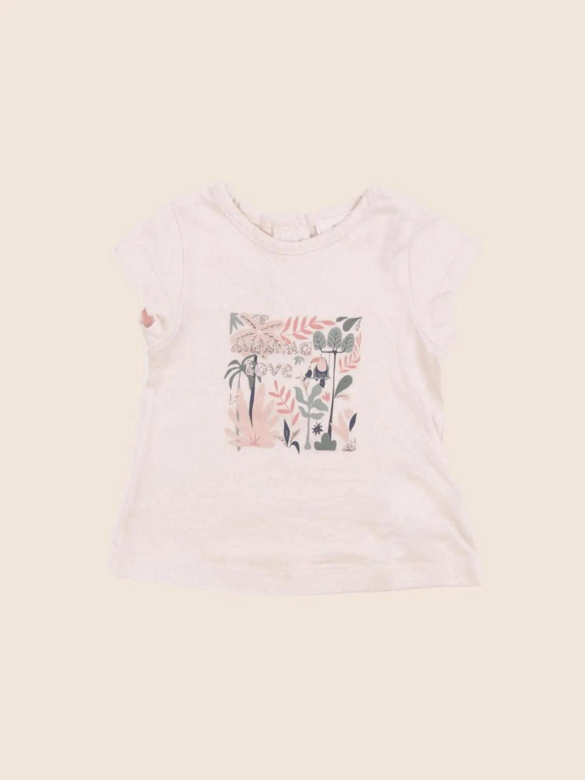 Tape à l'oeil - tee-shirt rose - 3 mois