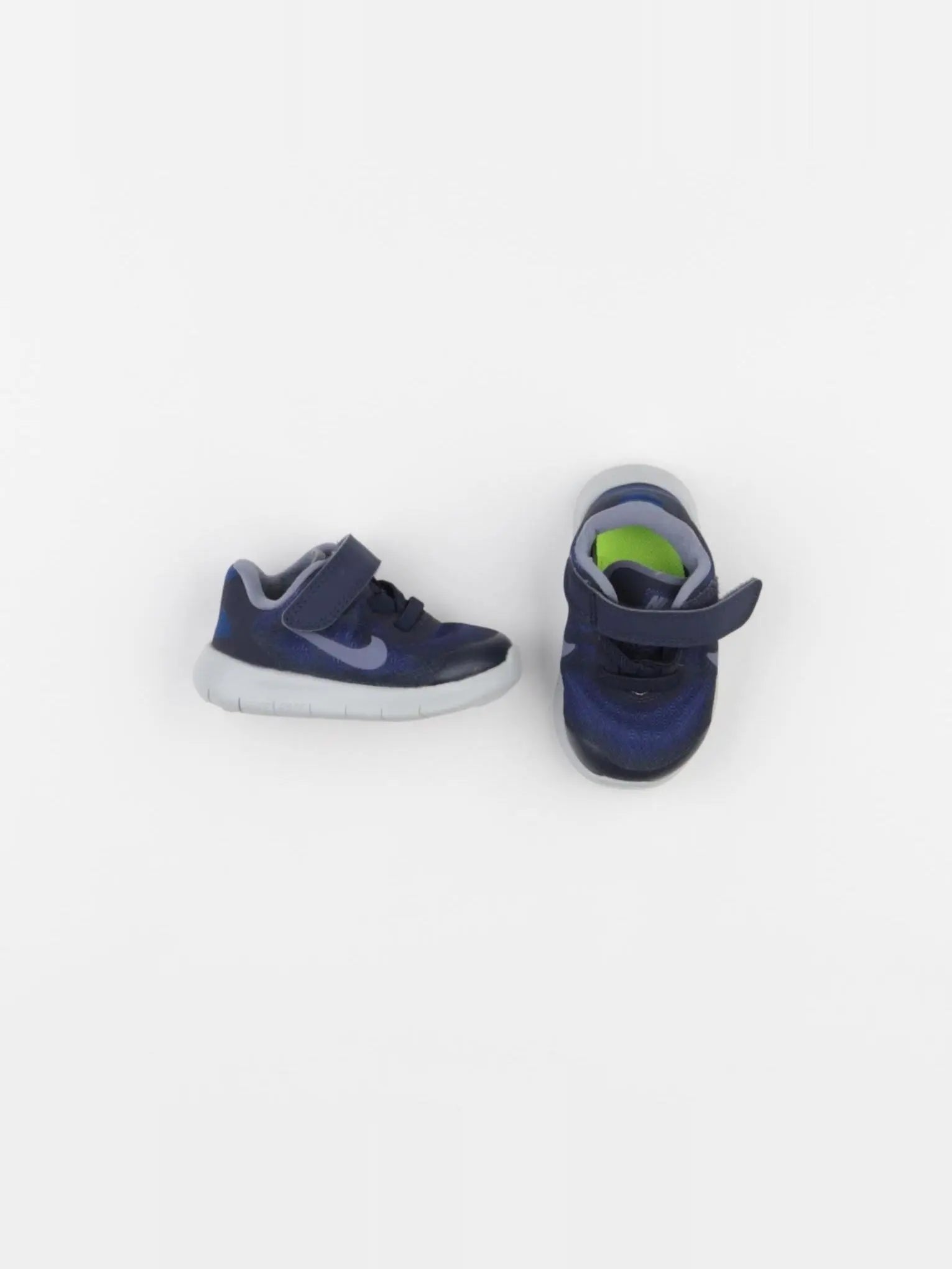 Nike - tennis à scratch/ lacets bleu - pointure 18/19
