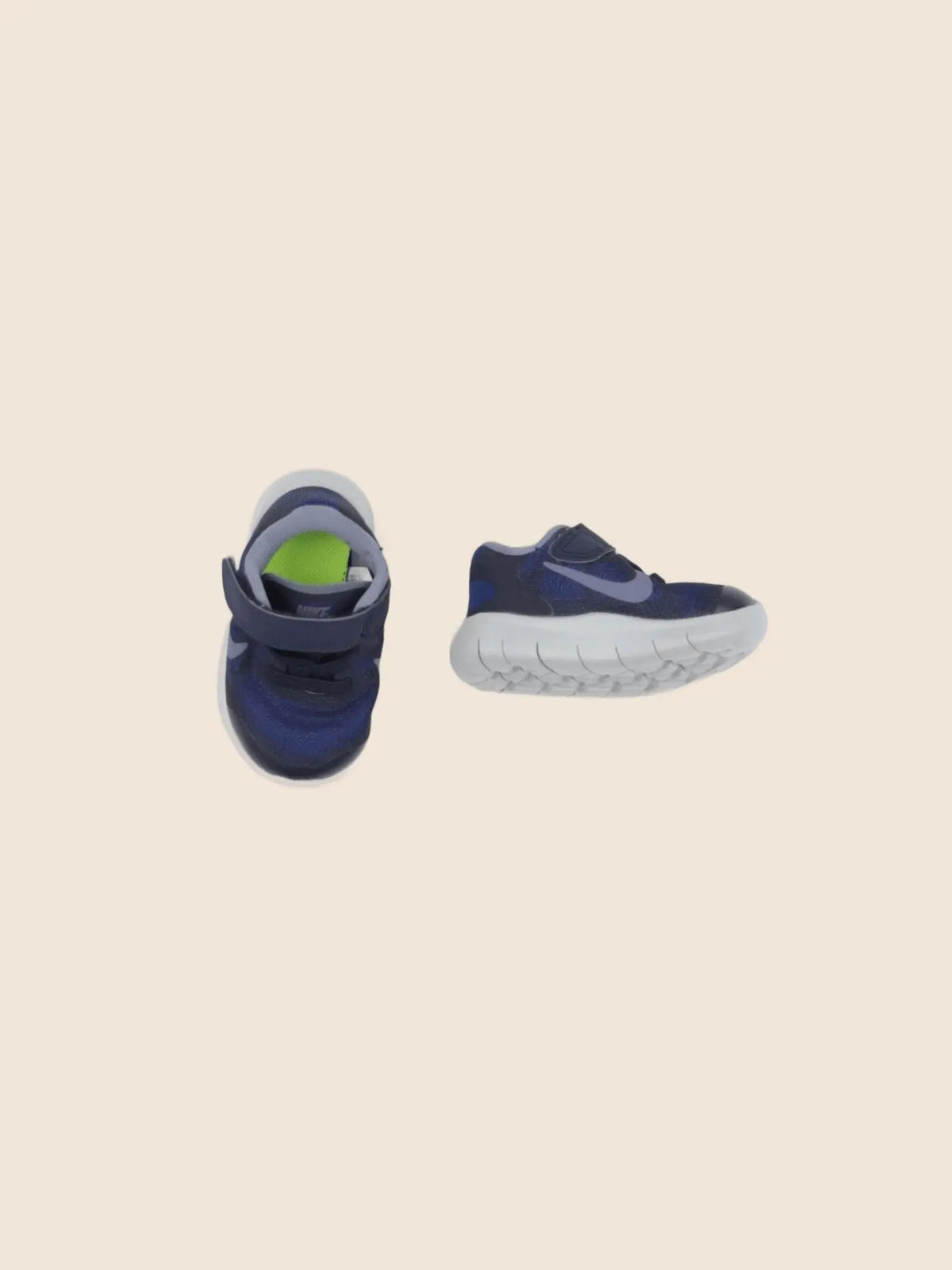 Nike - tennis à scratch/ lacets bleu - pointure 18/19