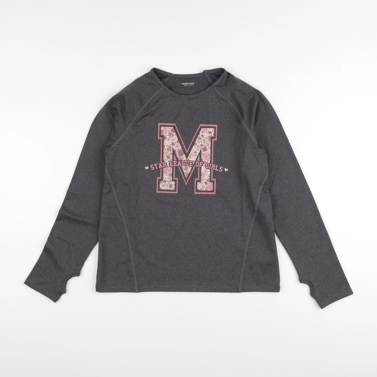 Vertbaudet - tee-shirt gris - 12 ans