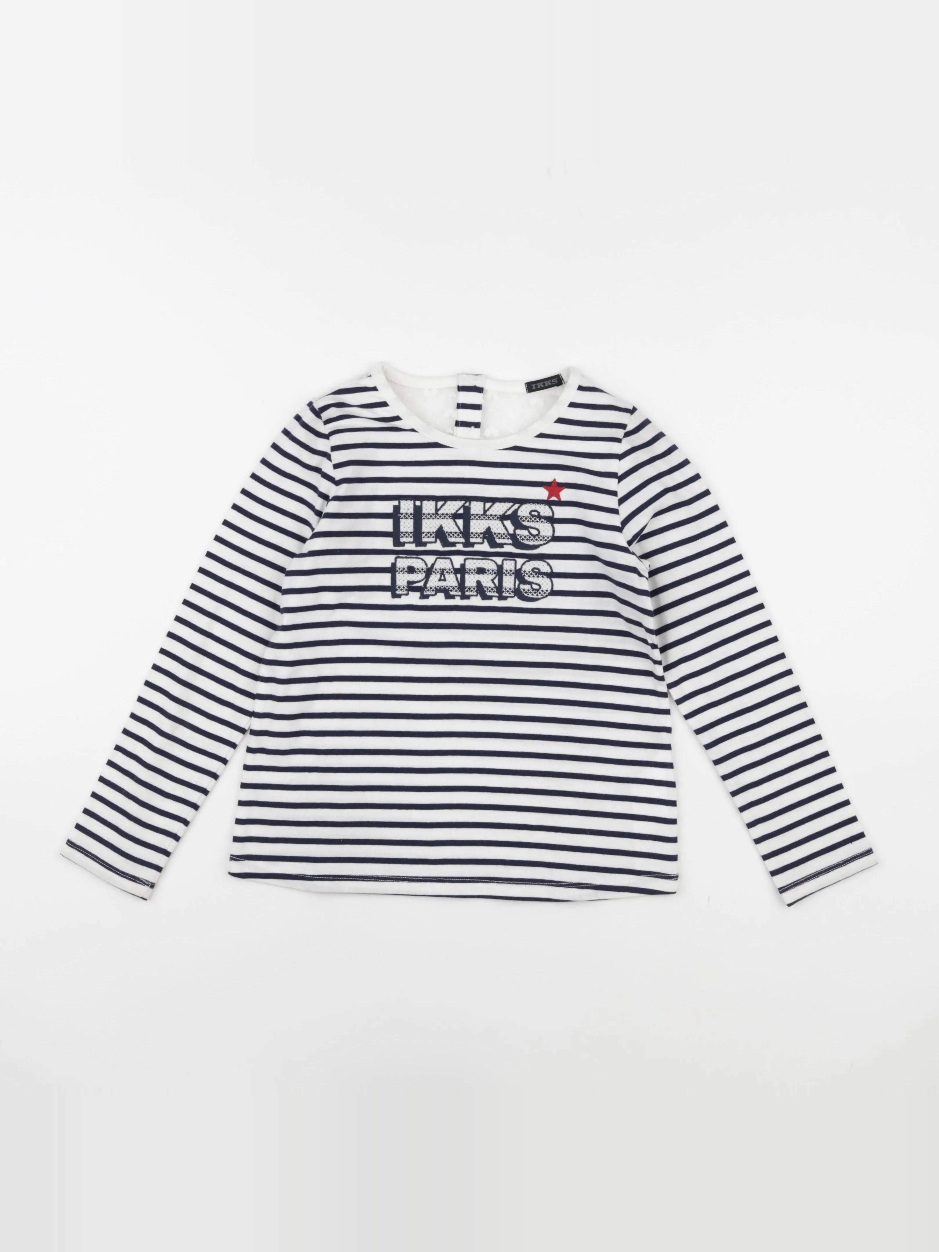 IKKS - tee-shirt bleu - 8 ans