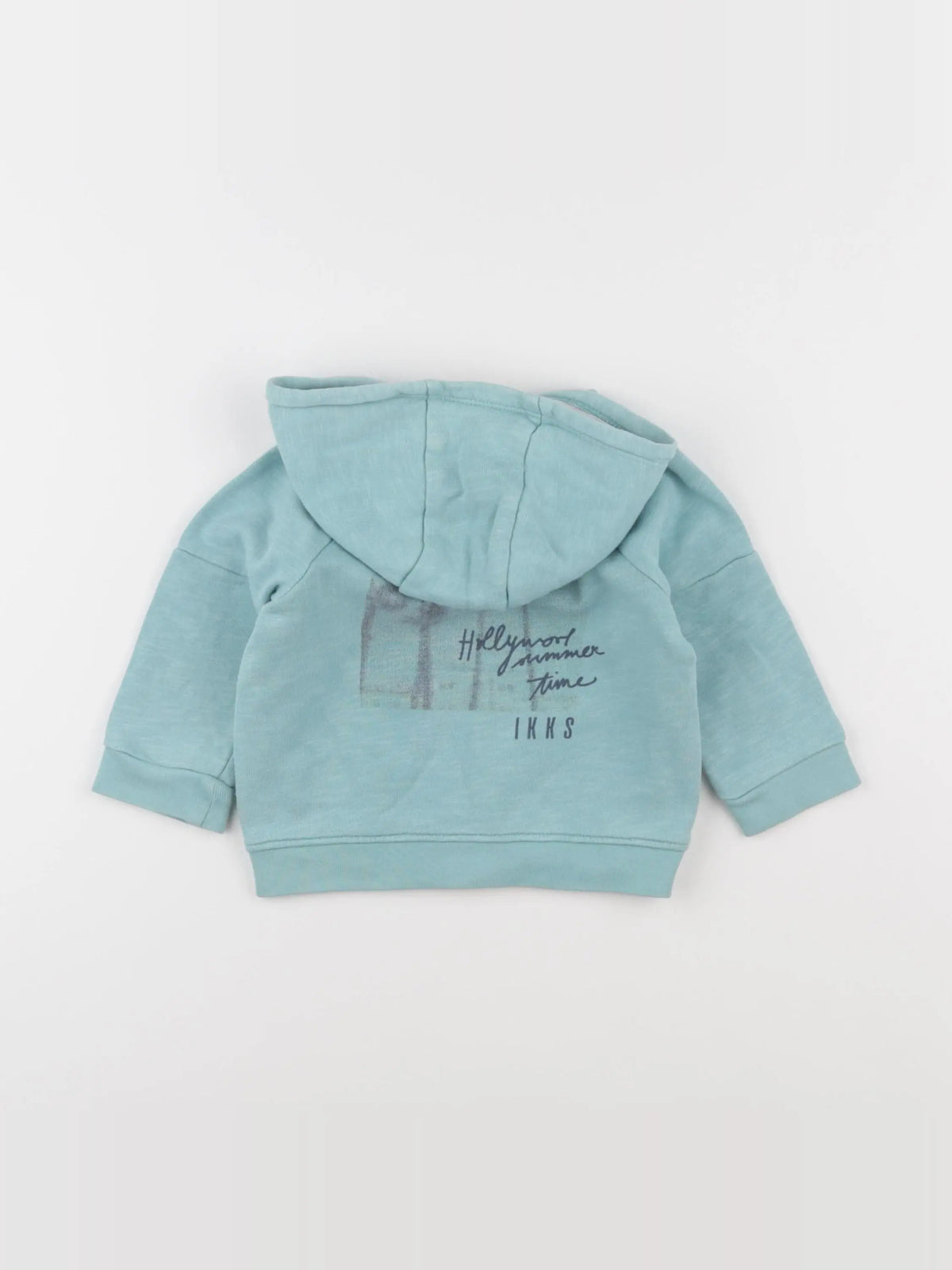 IKKS - sweat bleu - 12 mois