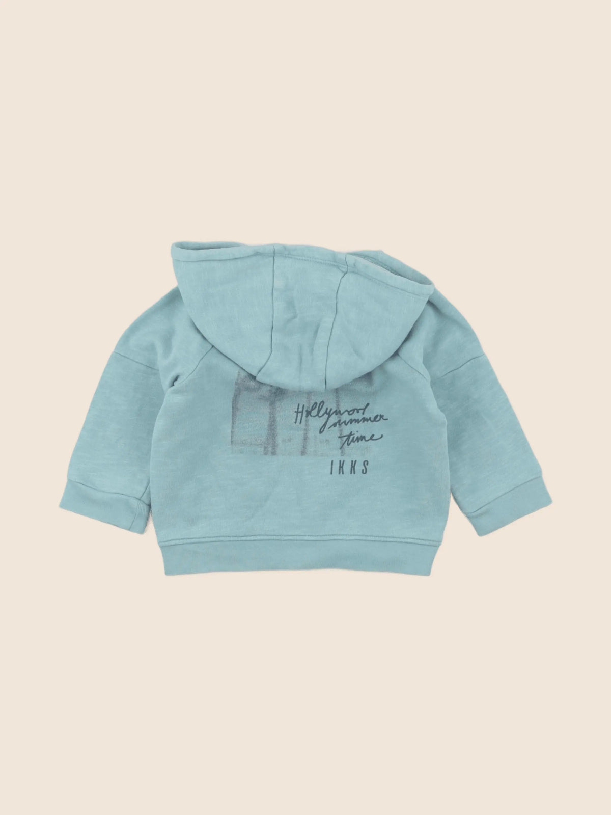 IKKS - sweat bleu - 12 mois