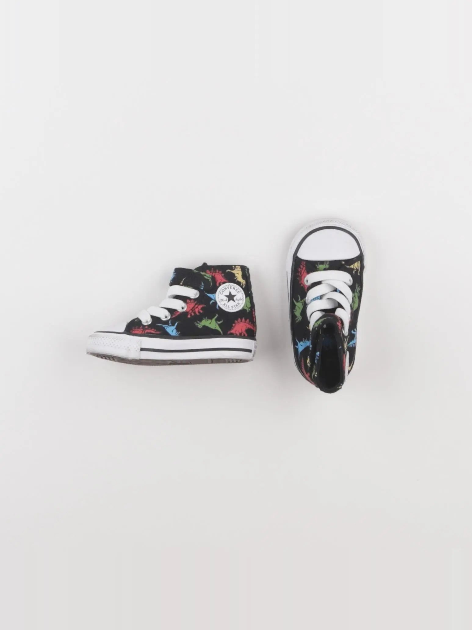 Converse - tennis à scratch/ lacets noir - pointure 20