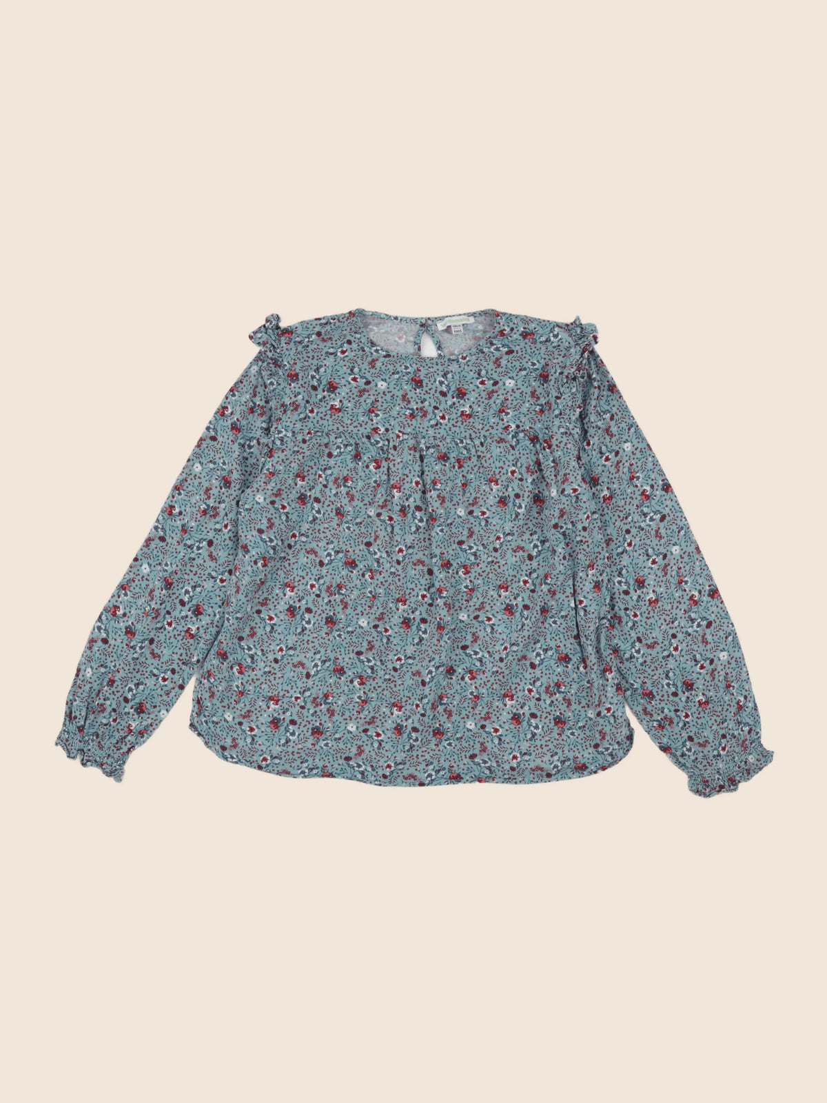 Vertbaudet - blouse vert - 10 ans