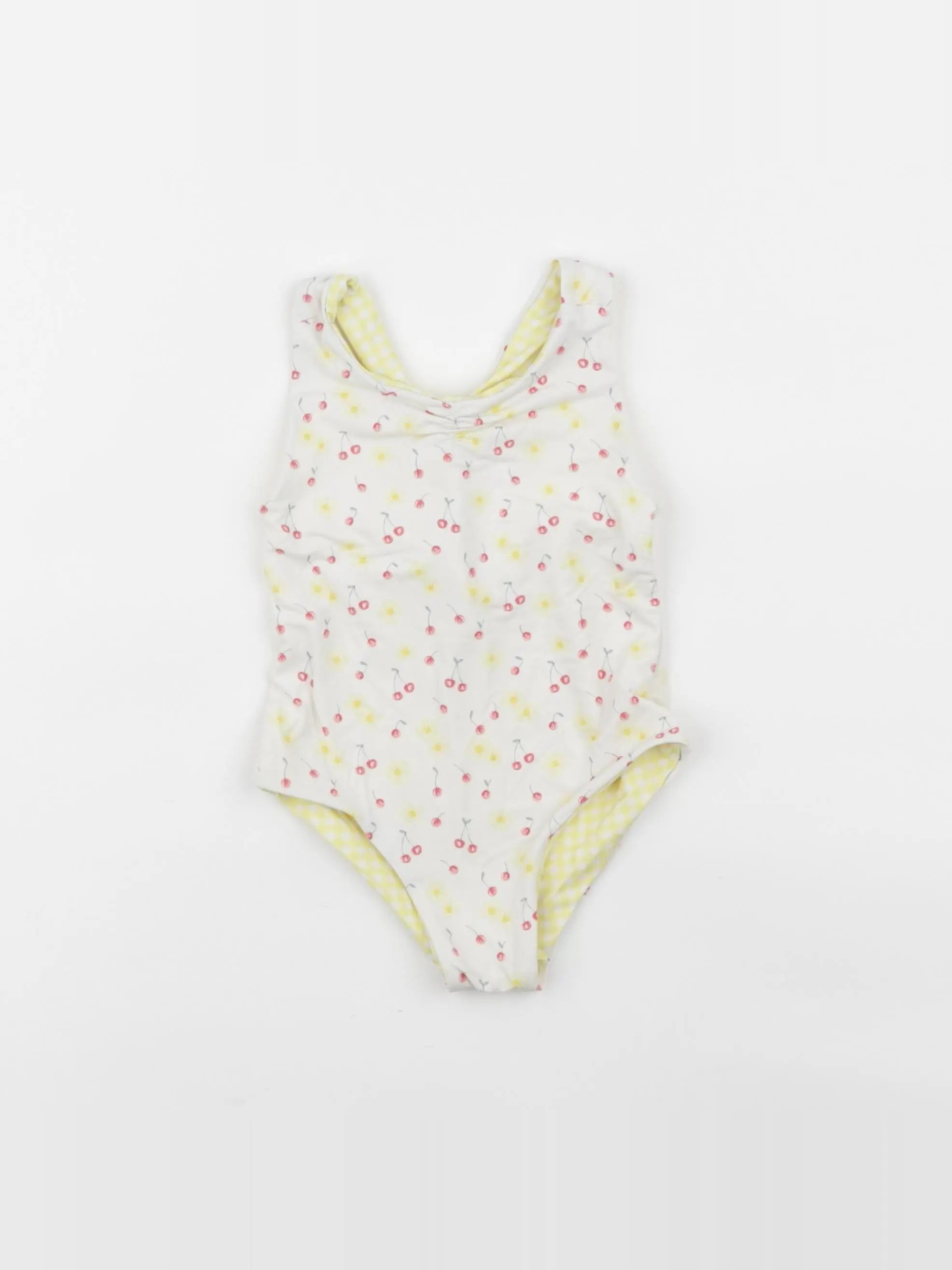 Vertbaudet - maillot de bain jaune - 2 ans