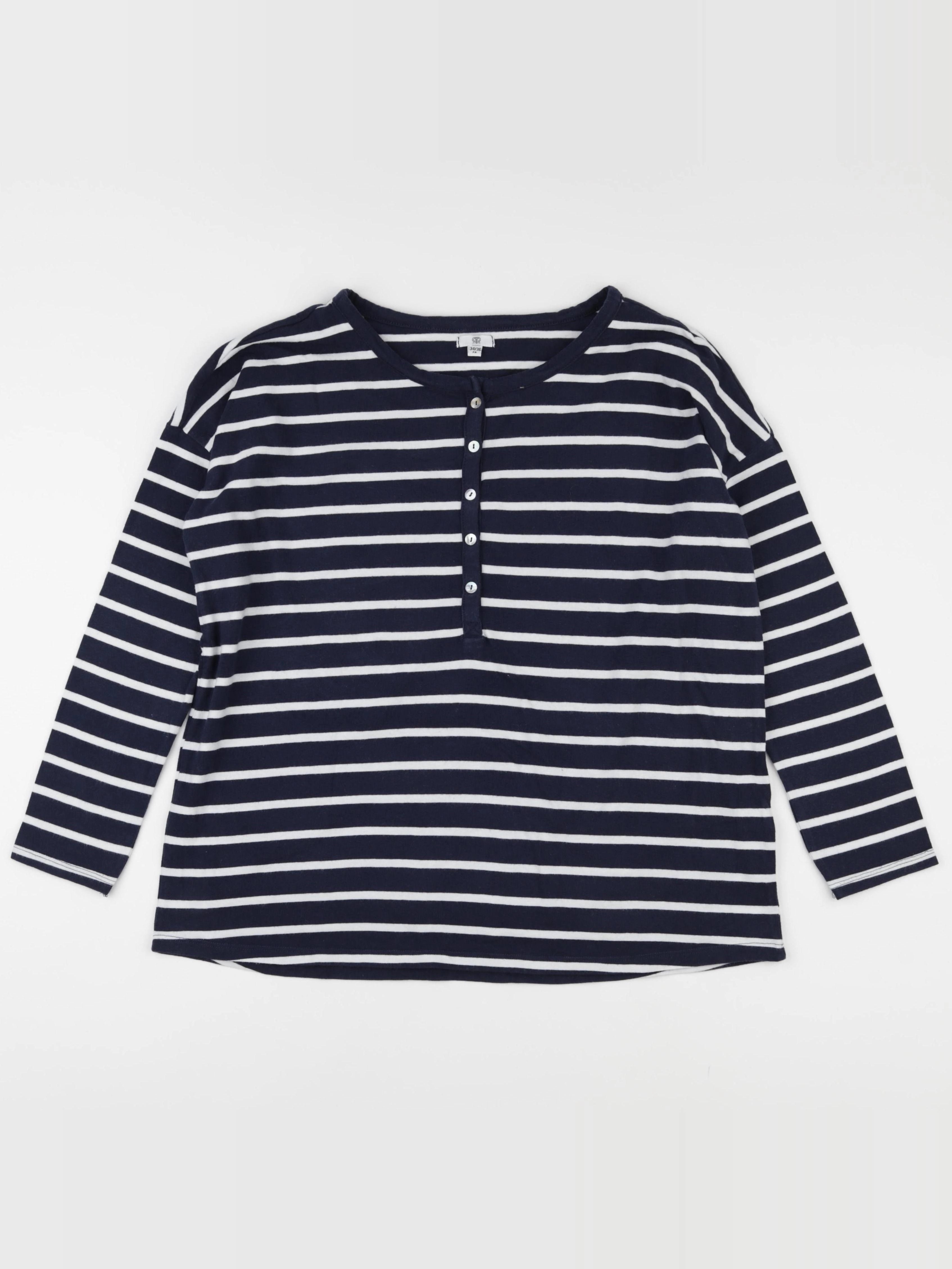 La redoute - tee-shirt grossesse bleu - 34 à 36