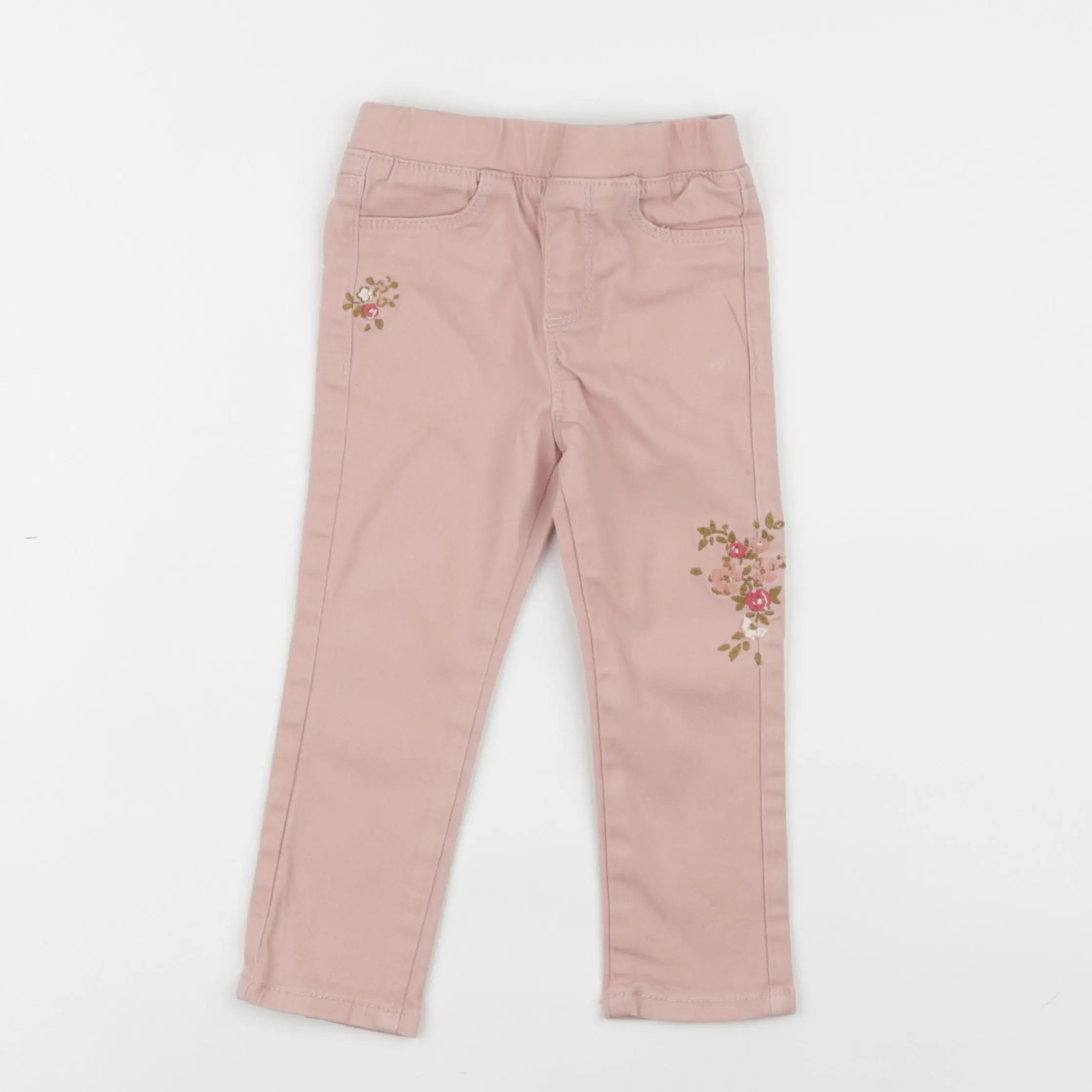 Vertbaudet - jegging rose - 2 ans