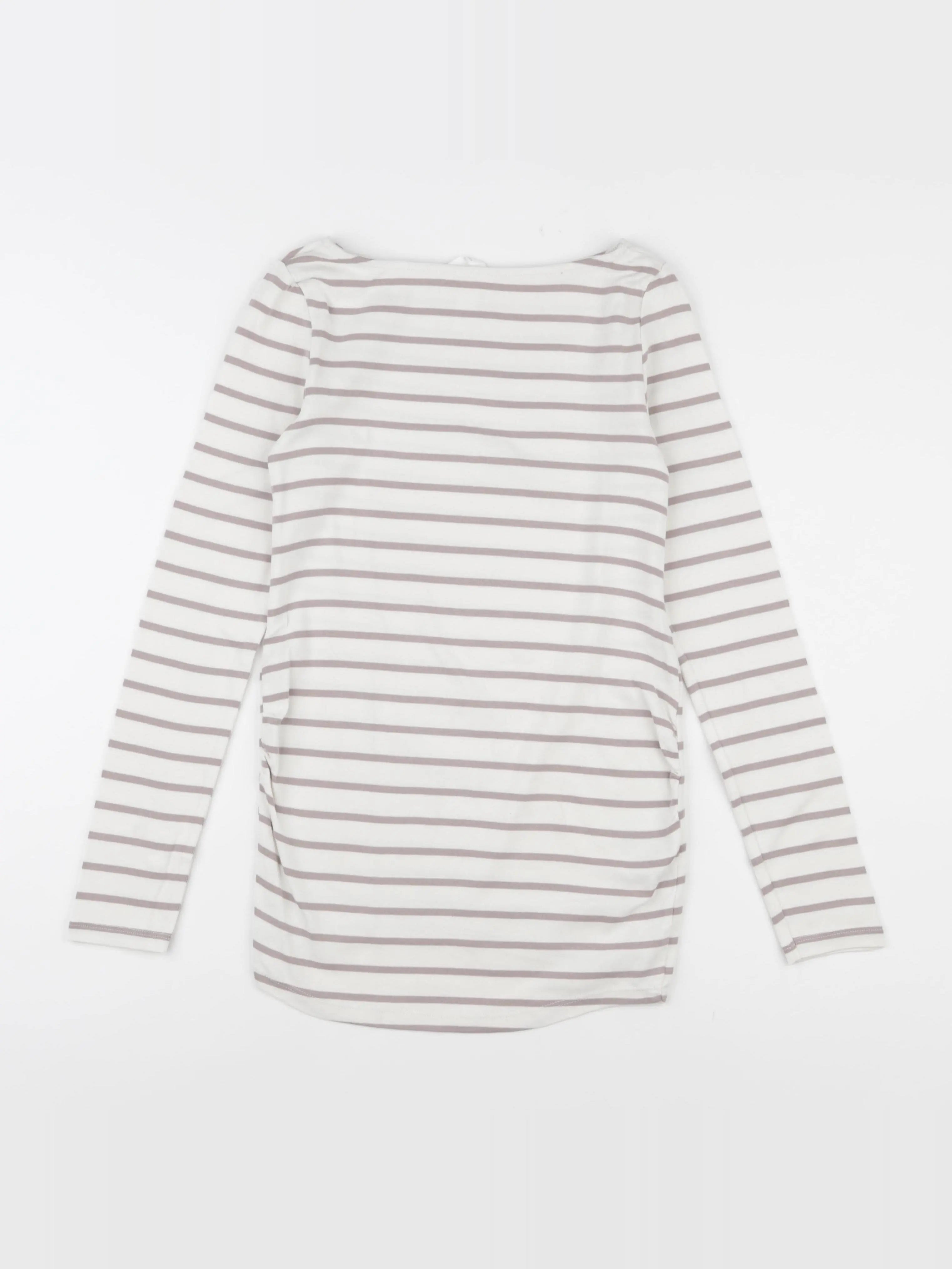 H&M - tee-shirt grossesse beige - s