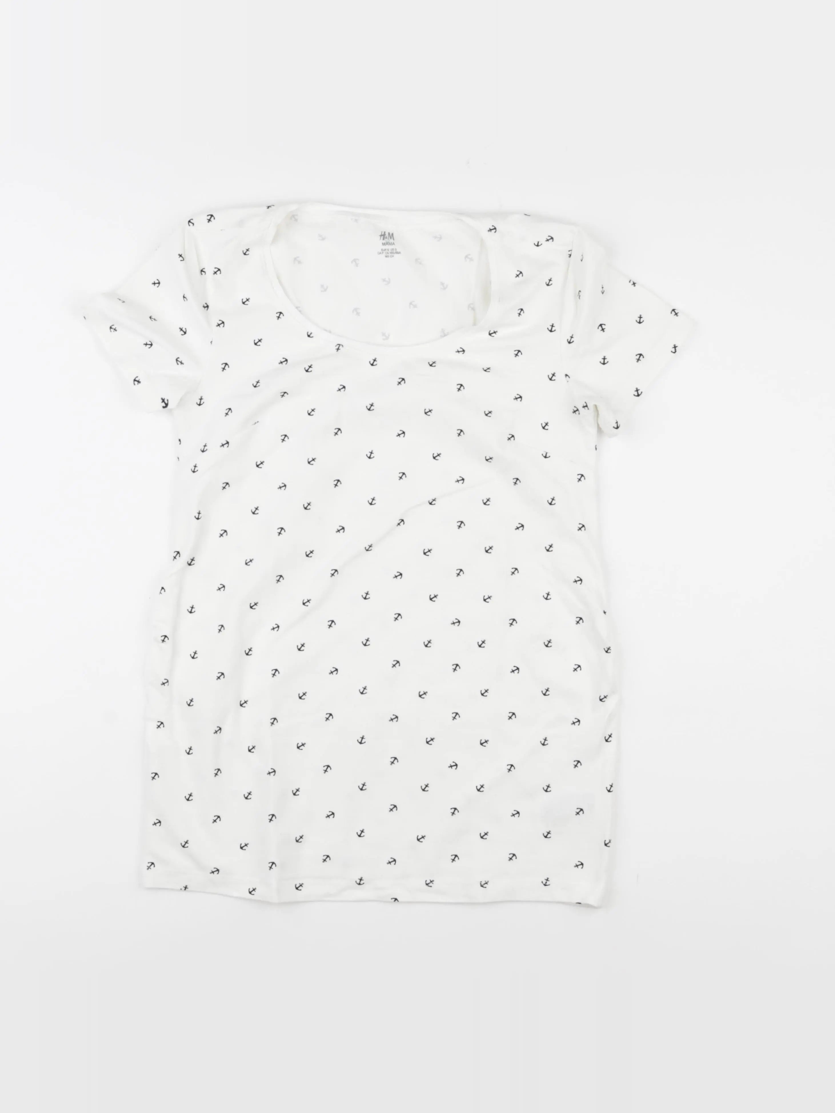 H&M - tee-shirt grossesse blanc - s