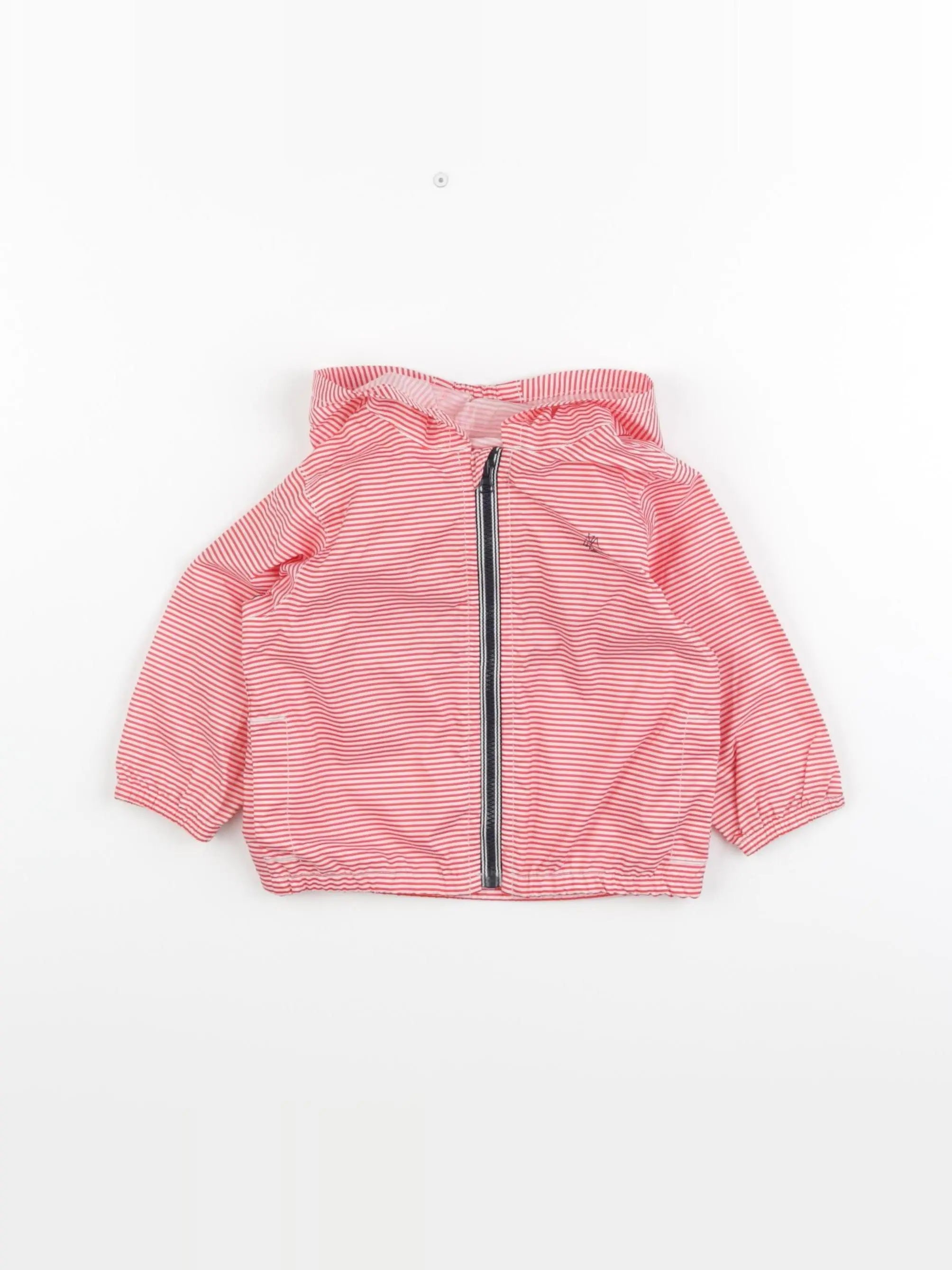 Petit Bateau - coupe-vent rouge - 6 mois