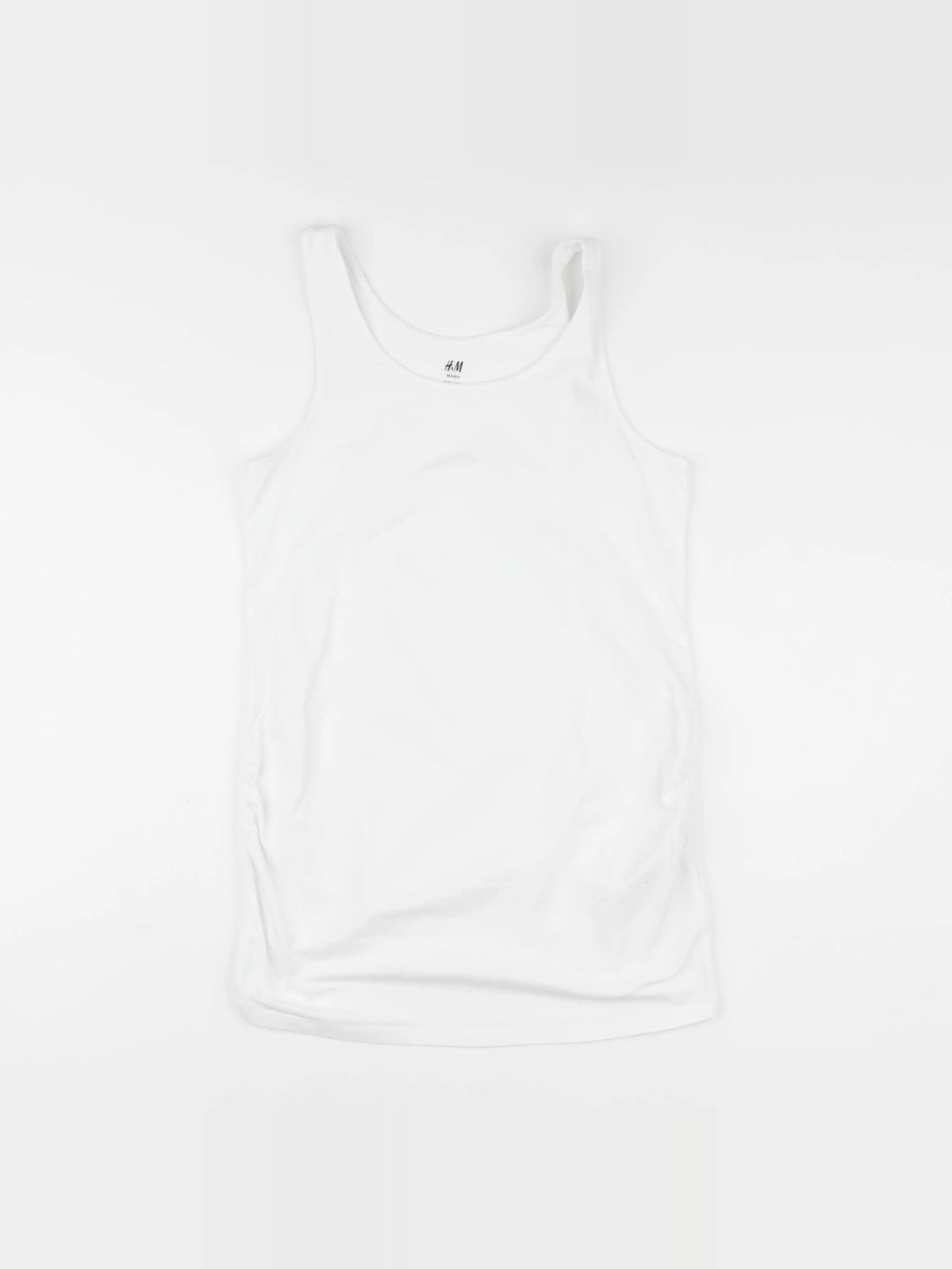 H&M - débardeur grossesse blanc - s