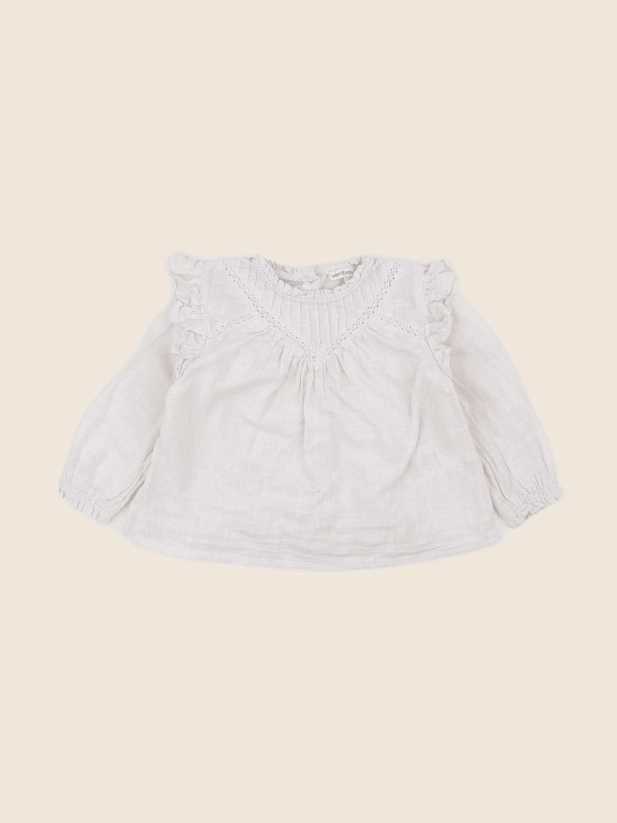 Vertbaudet - blouse beige - 18 mois