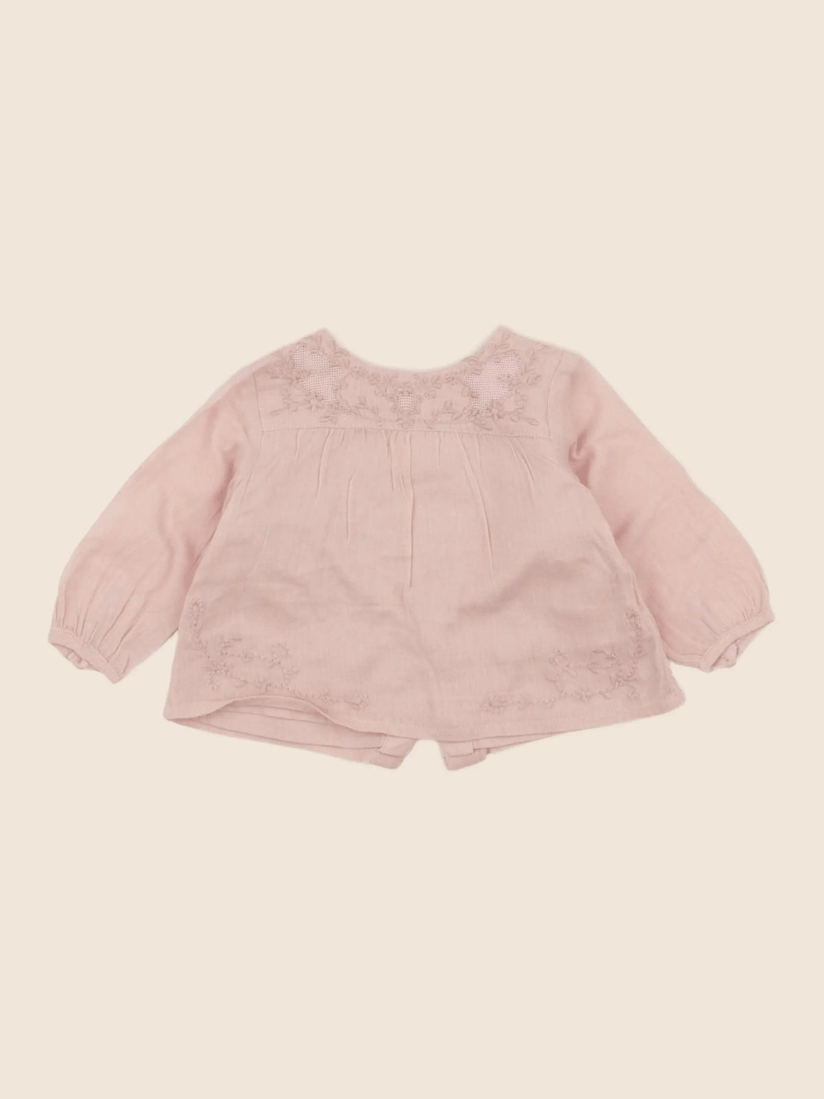 Zara - blouse rose - 3 mois