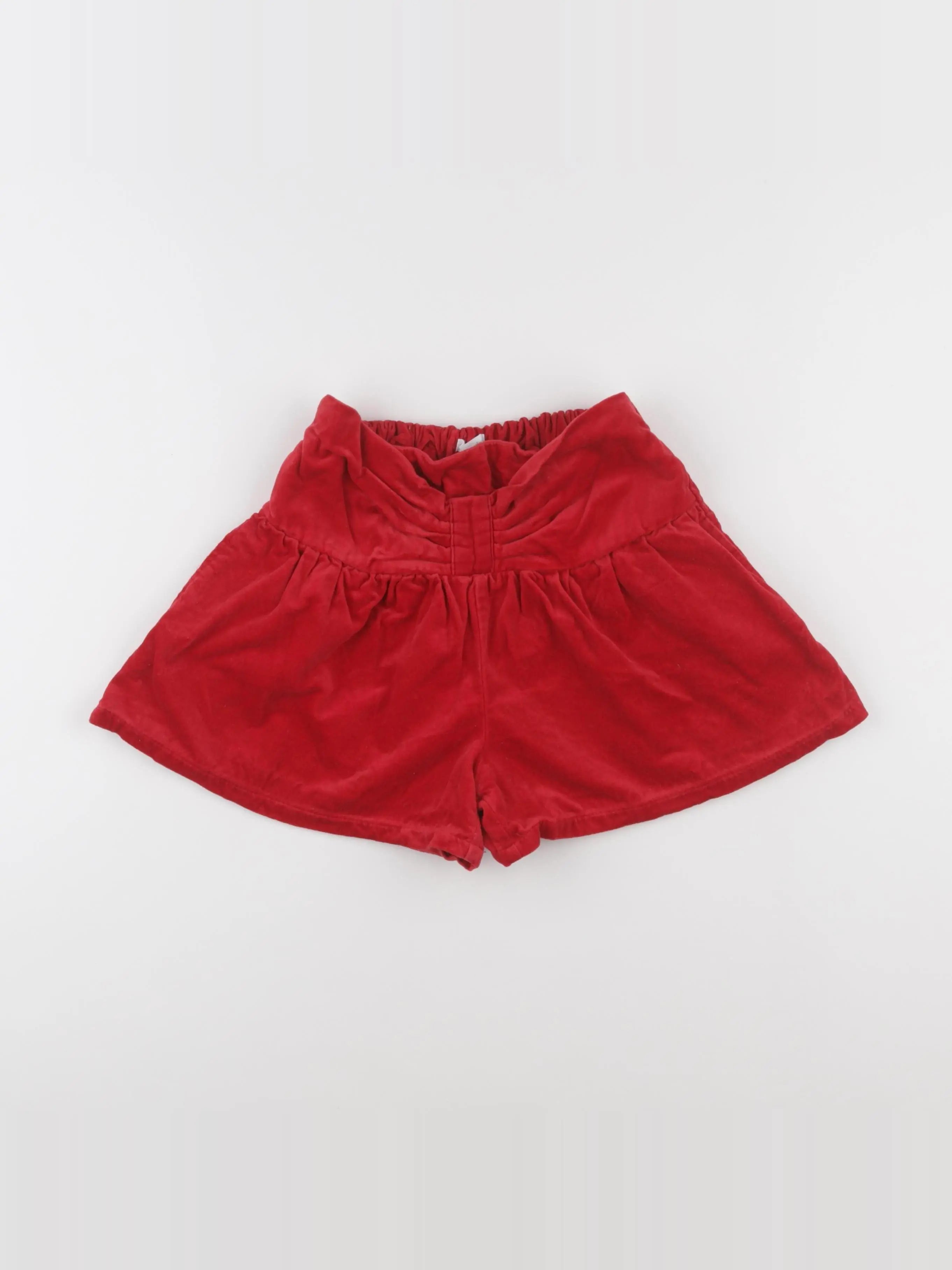 Vertbaudet - short rouge - 10 ans