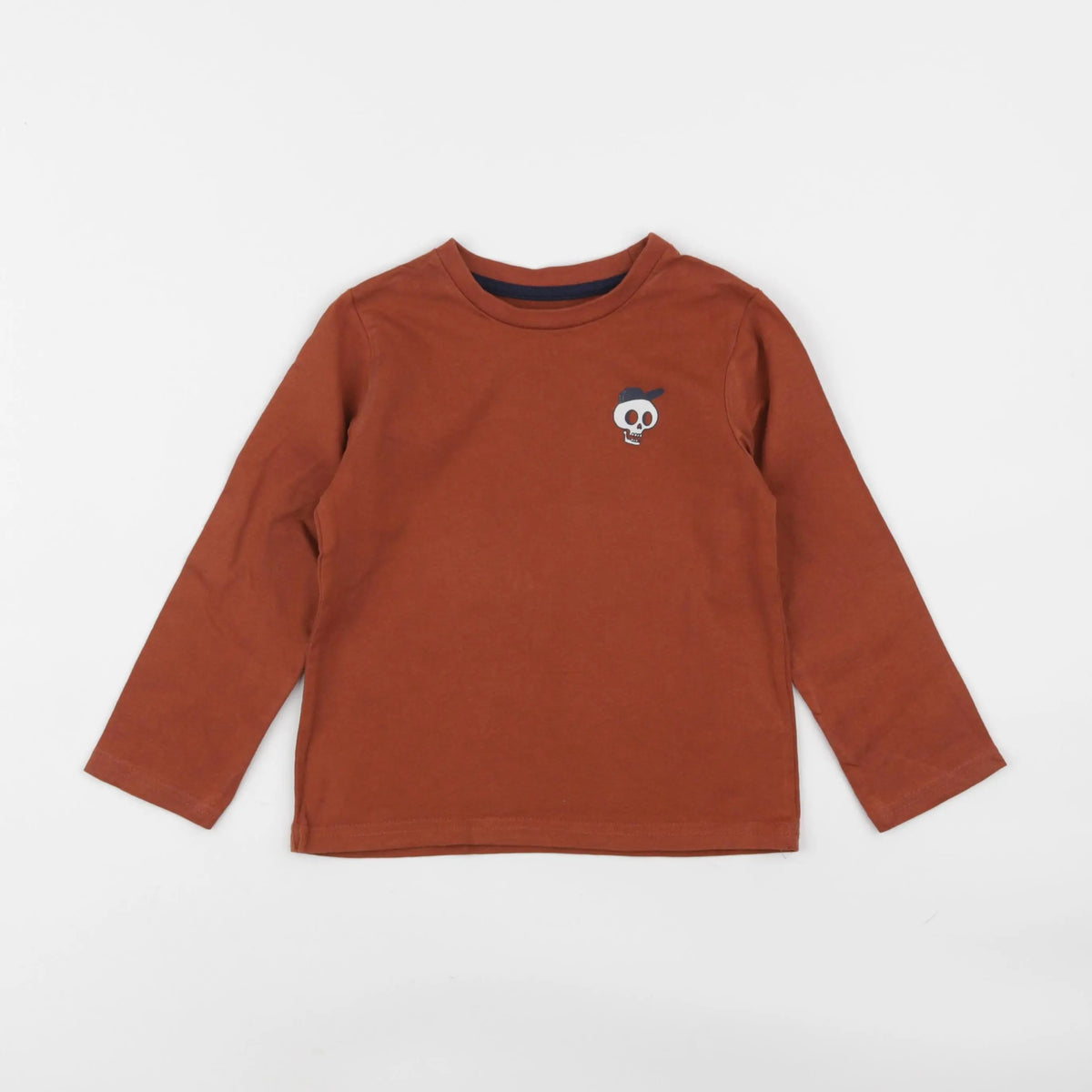 Vertbaudet - tee-shirt marron - 4 ans