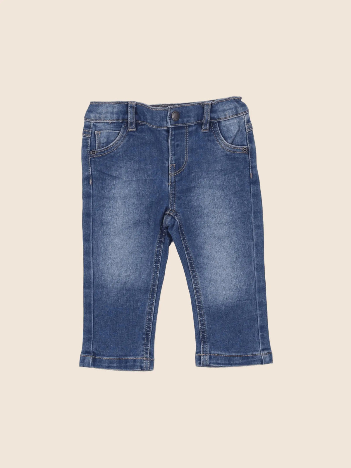 Vertbaudet - jean bleu - 9 mois