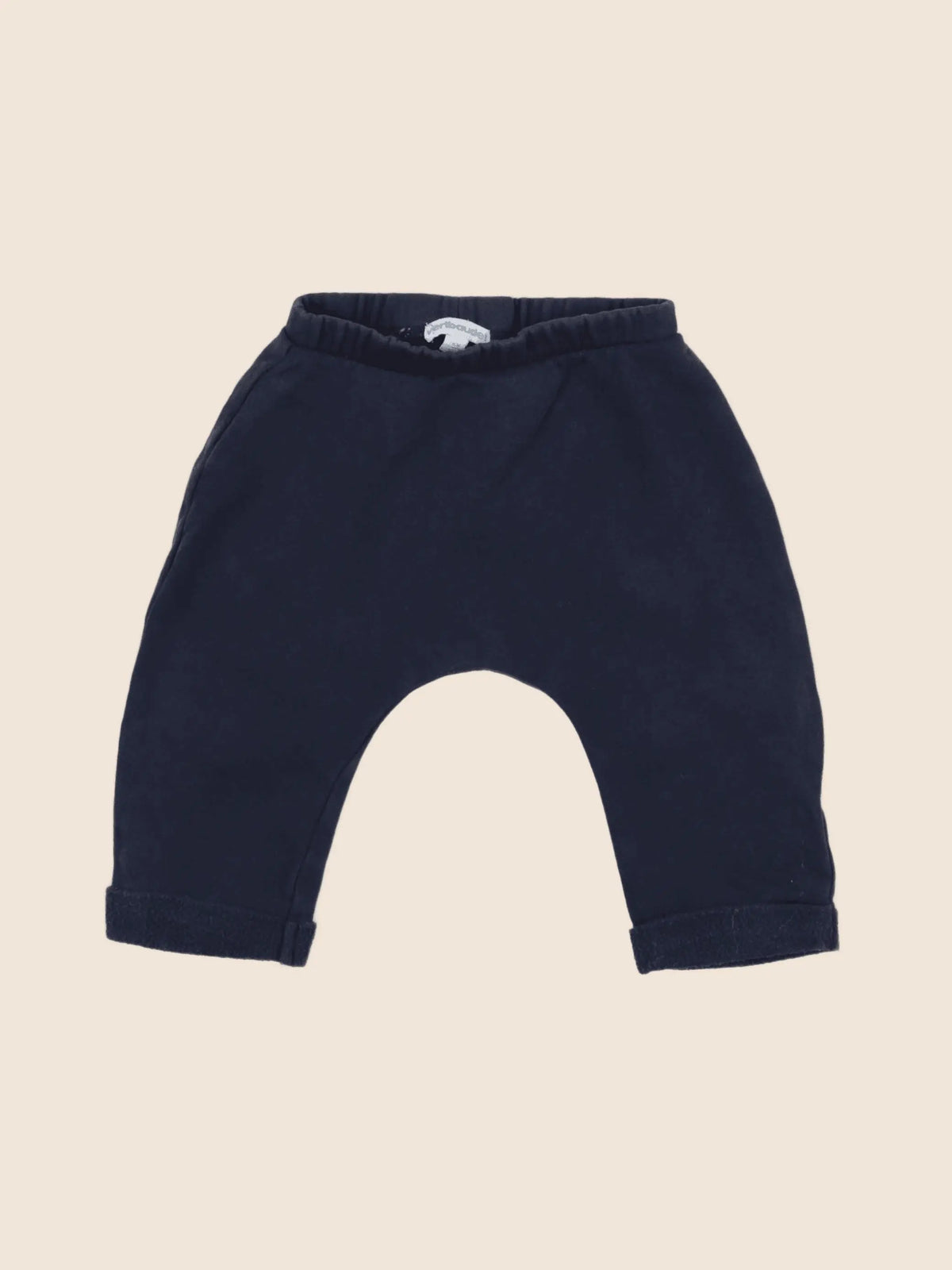 Vertbaudet - pantalon bleu - 12 mois