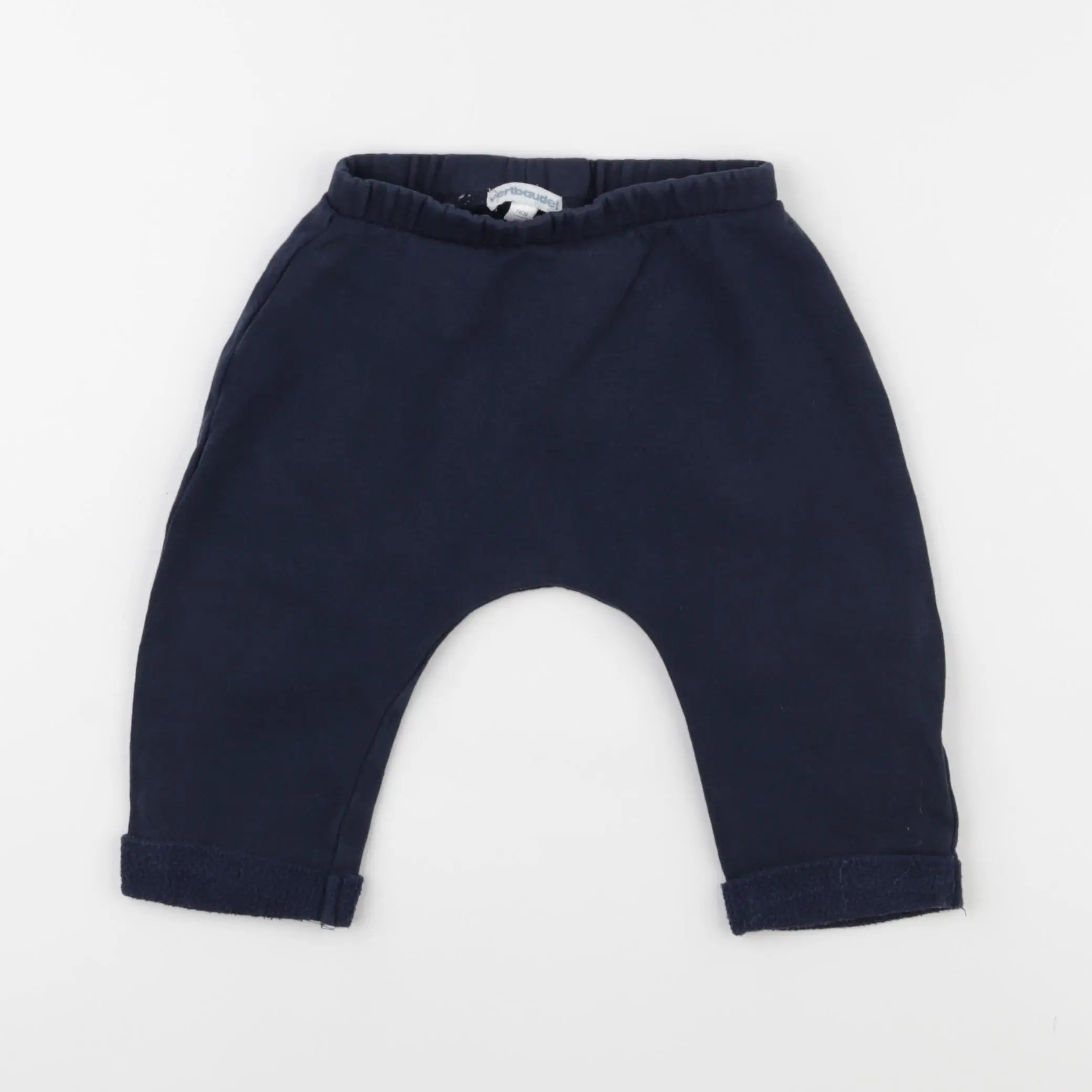 Vertbaudet - pantalon bleu - 12 mois