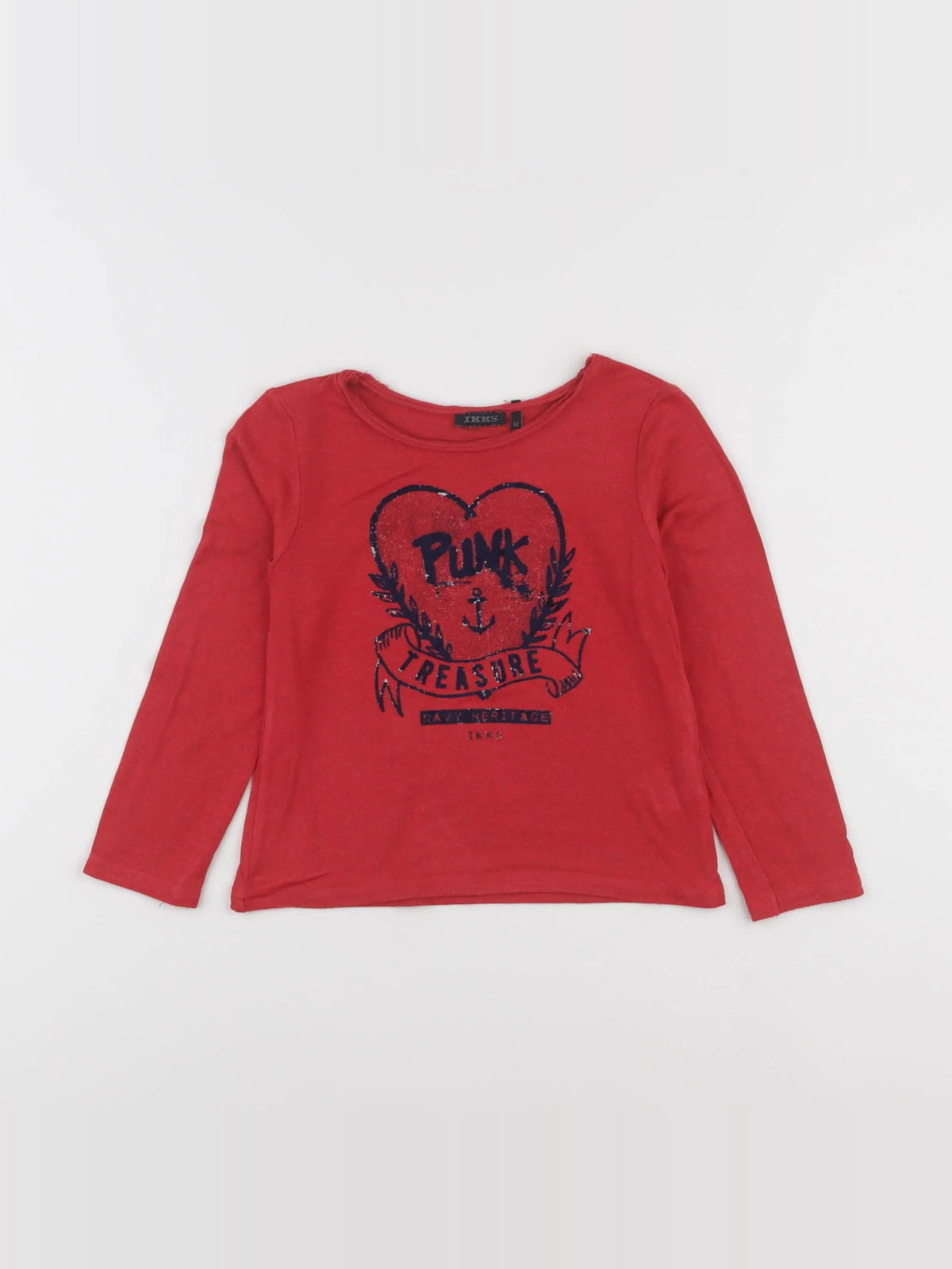 IKKS - tee-shirt rouge - 4 ans