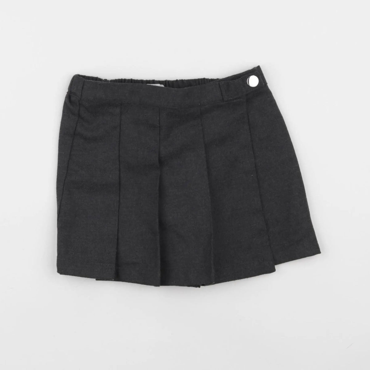 Vertbaudet - jupe short gris - 5 ans