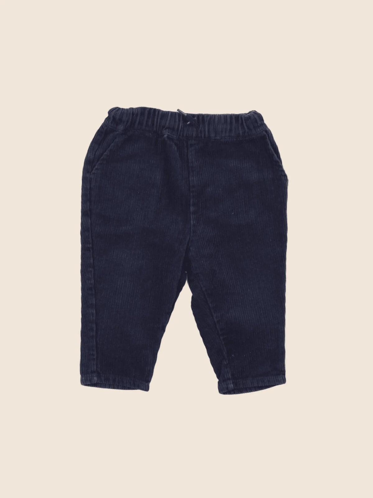 Vertbaudet - pantalon bleu - 12 mois