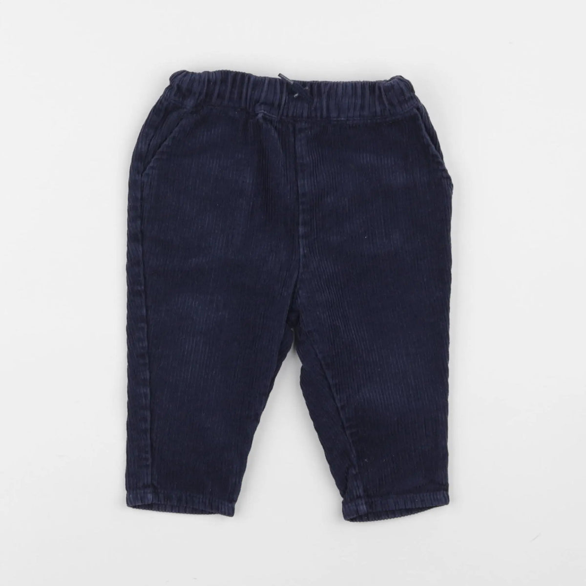 Vertbaudet - pantalon bleu - 12 mois