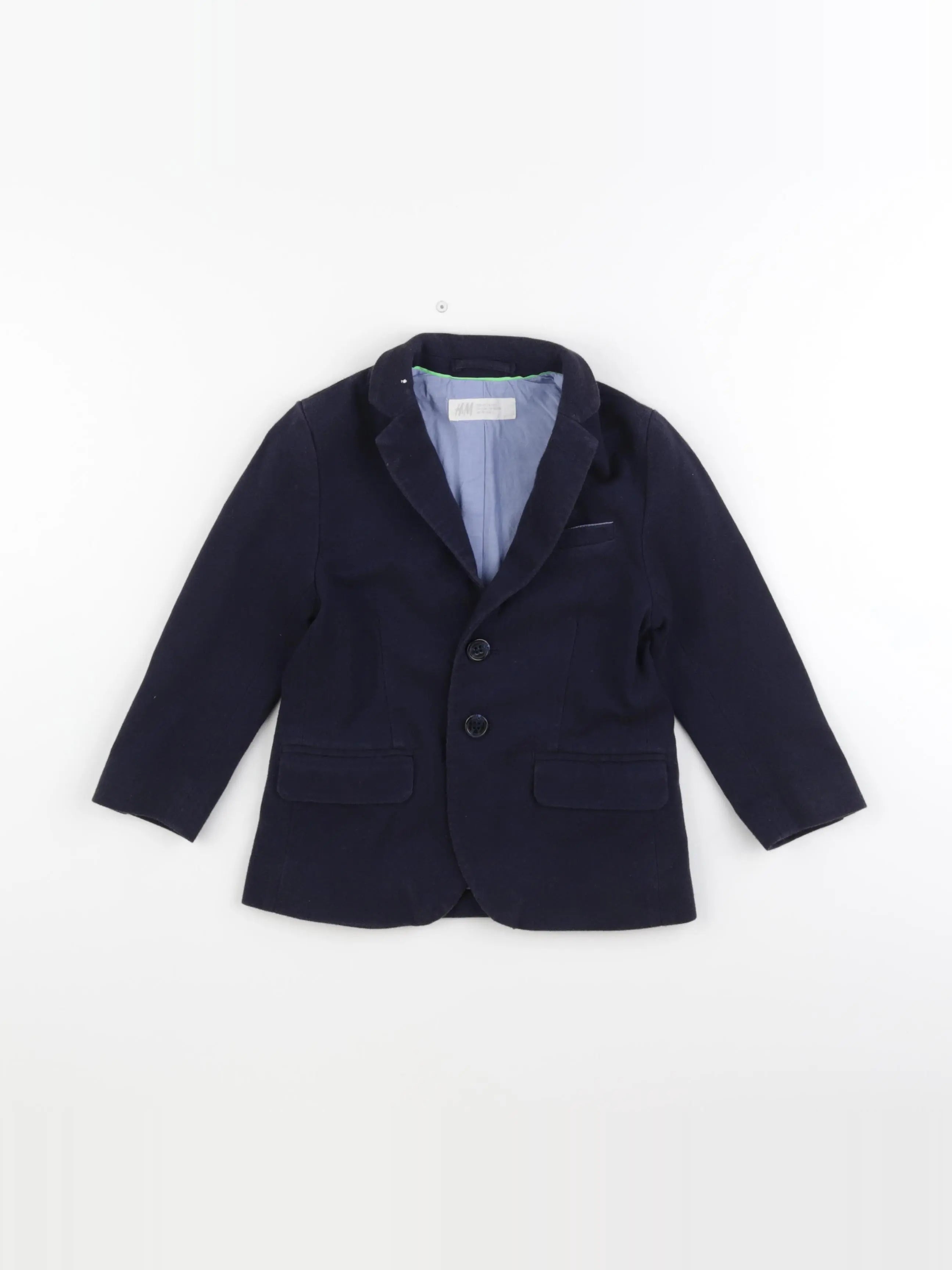 H&M - veste bleu - 2/3 ans