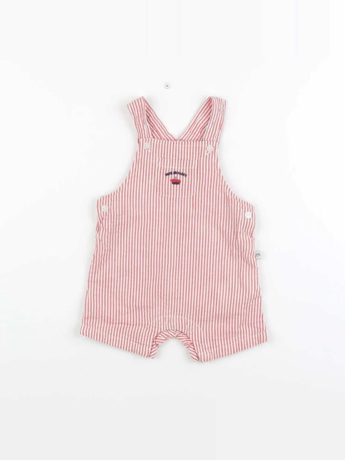 Cadet Rousselle - salopette rouge - 3 mois