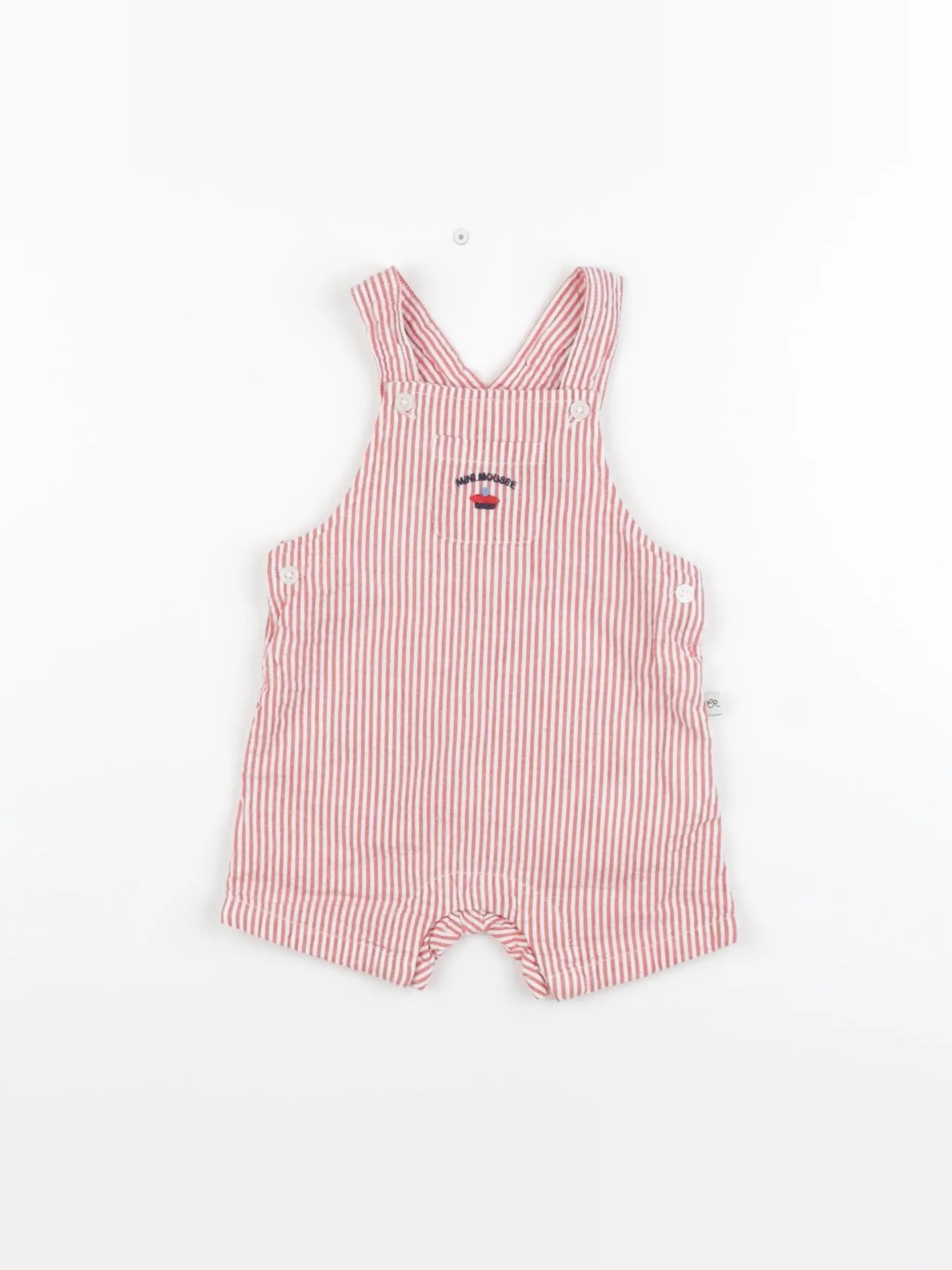 Cadet Rousselle - salopette rouge - 3 mois